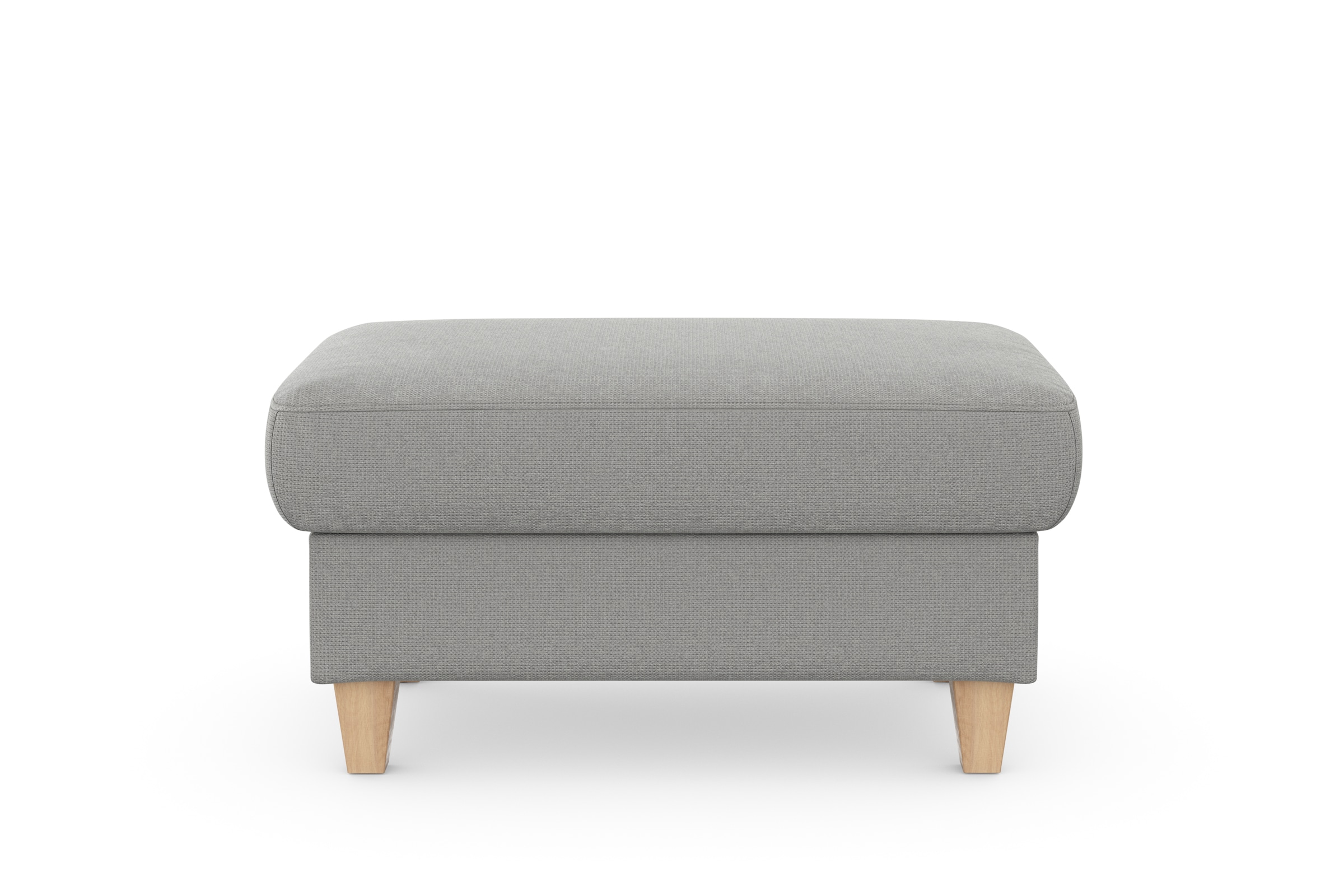 sit&more Stauraumhocker »Farö«, mit Stauraum und Federkern und naturfarbenen Füssen
