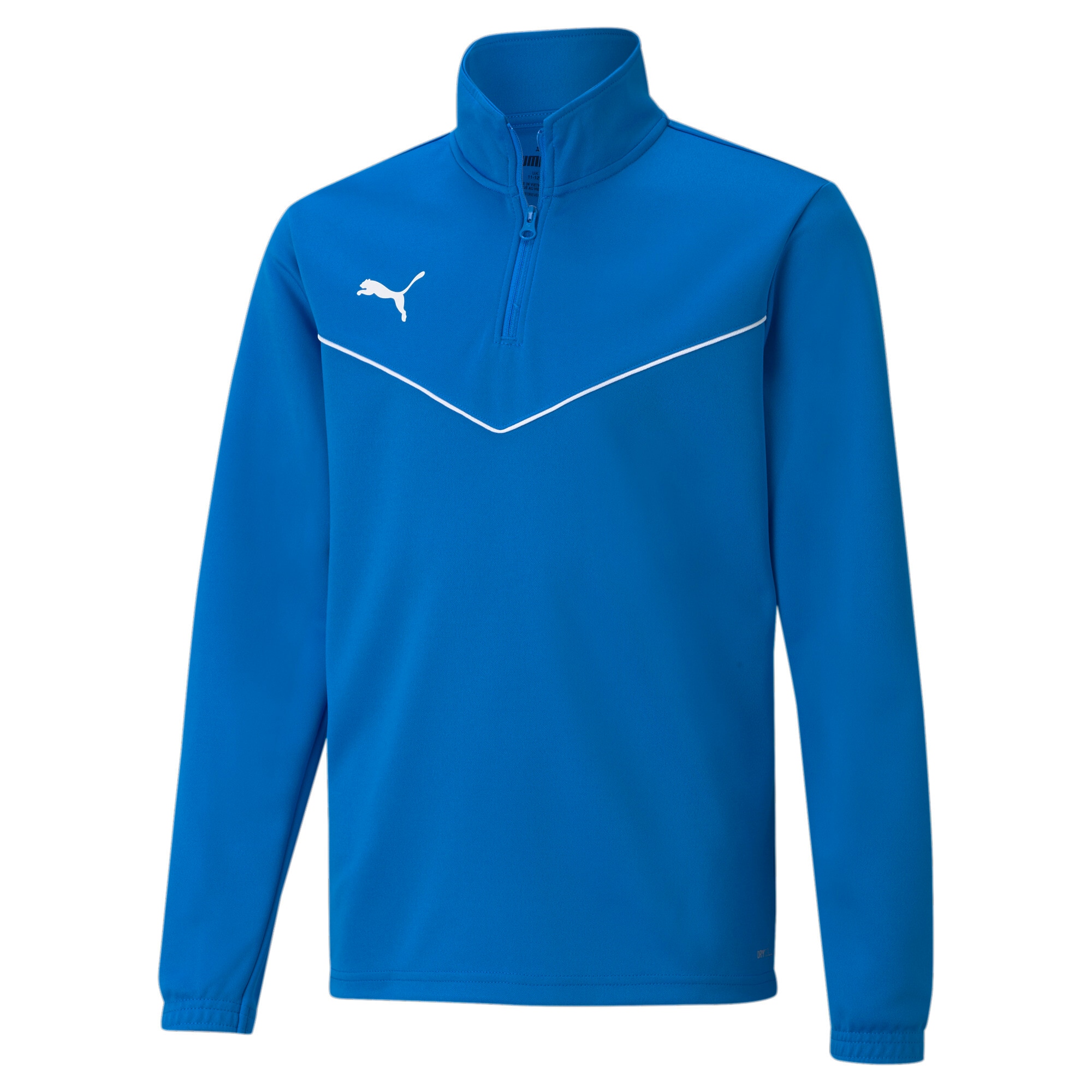 PUMA T-shirt à manches longues »TEAMRISE 14 ZIP TOP JR« coupe normale, manches longues, avec fermeture éclair