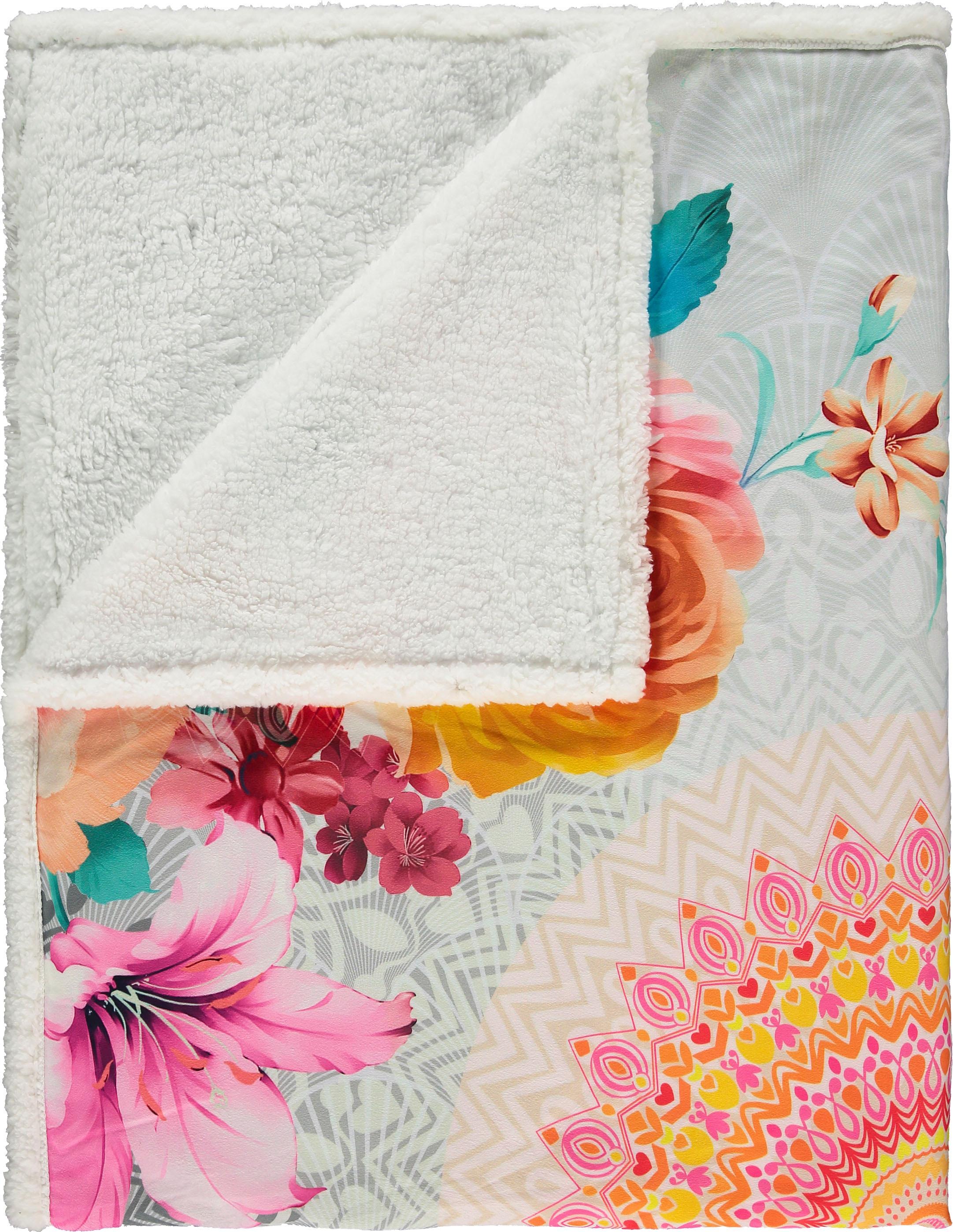 Image of hip Plaid »Lucero«, mit Mandala und Vögeln, Kuscheldecke bei Ackermann Versand Schweiz