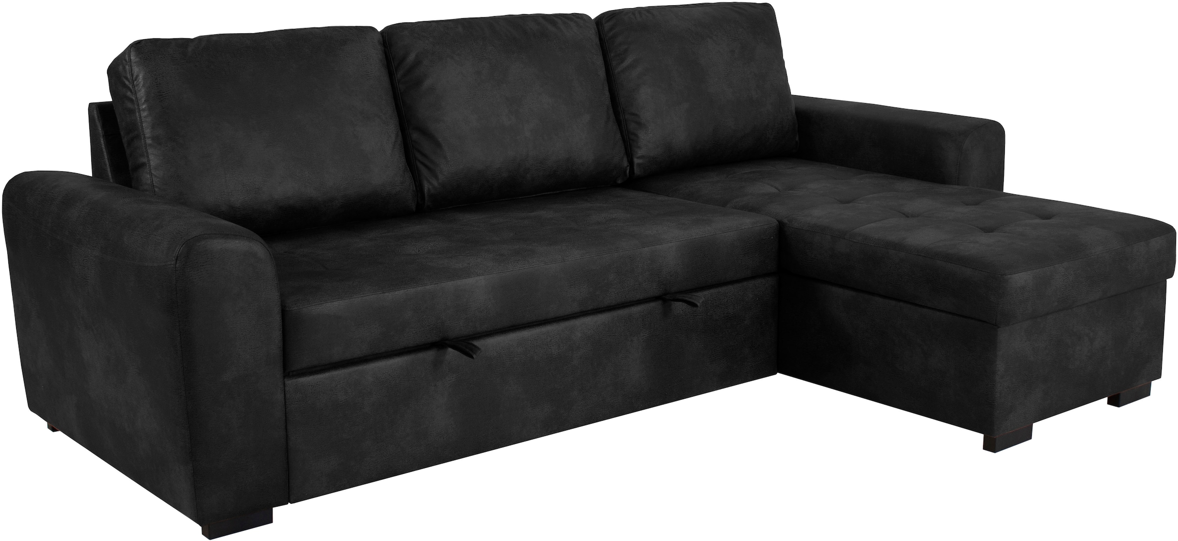 Trends by HG Ecksofa »Poll L-Form, B: 245 cm« mit Bettfunktion & Bettkasten