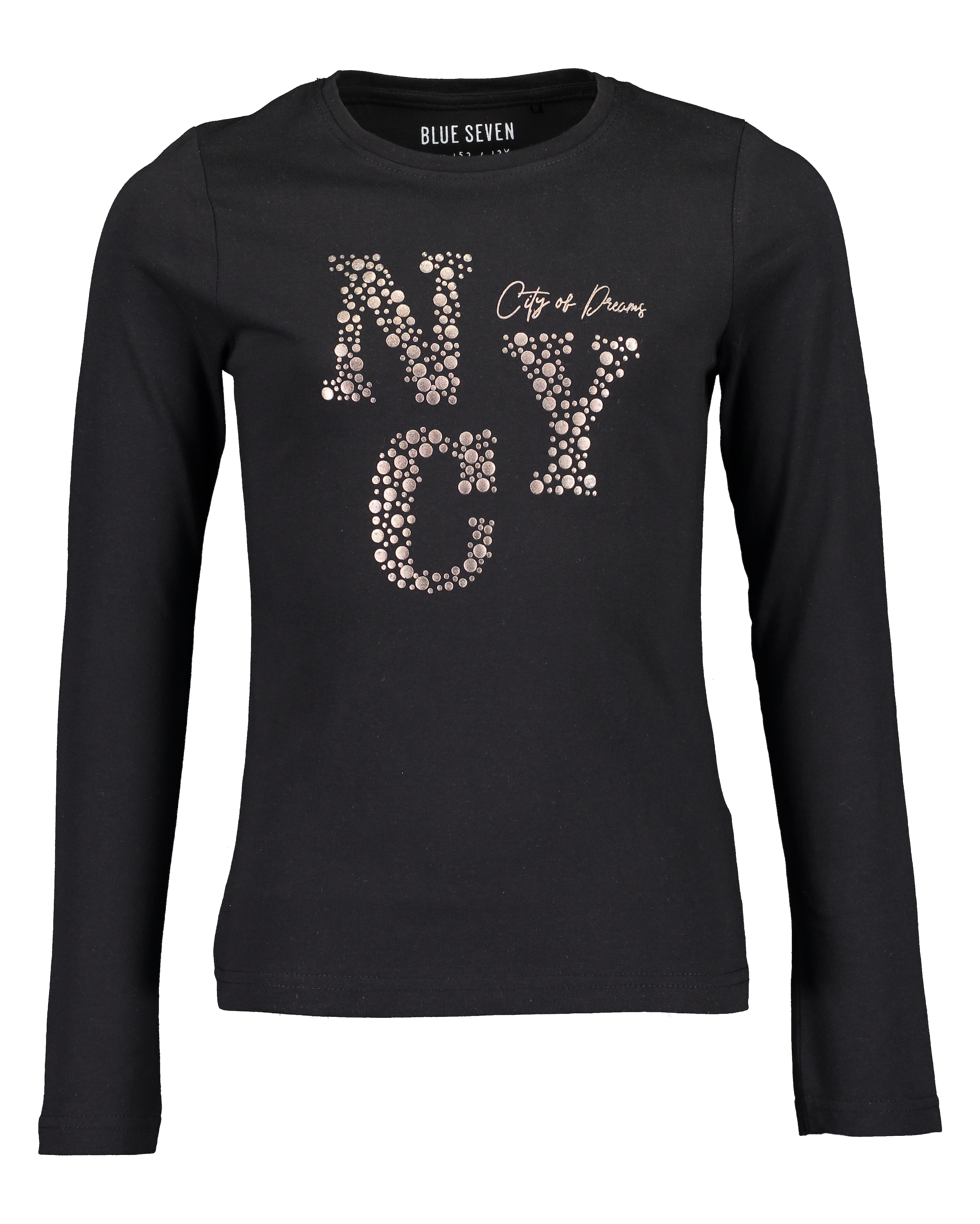 Blue Seven T-shirt à manches longues Packung, 2 cuis tlg. mit coolen Folienprints  im NYC-Design