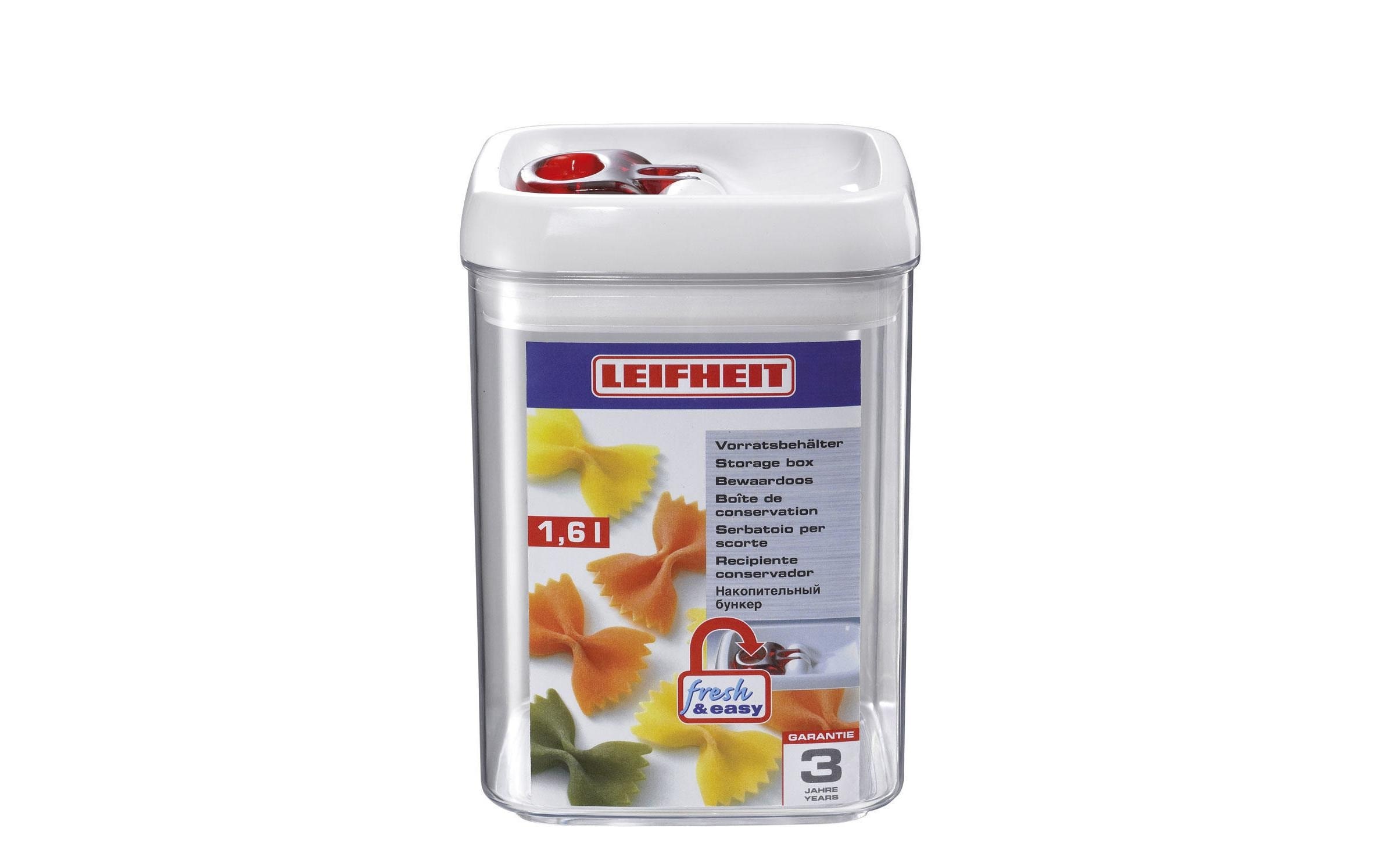 Leifheit Vorratsdose »Fresh & Easy 16 l Transparent«, (1 tlg.)