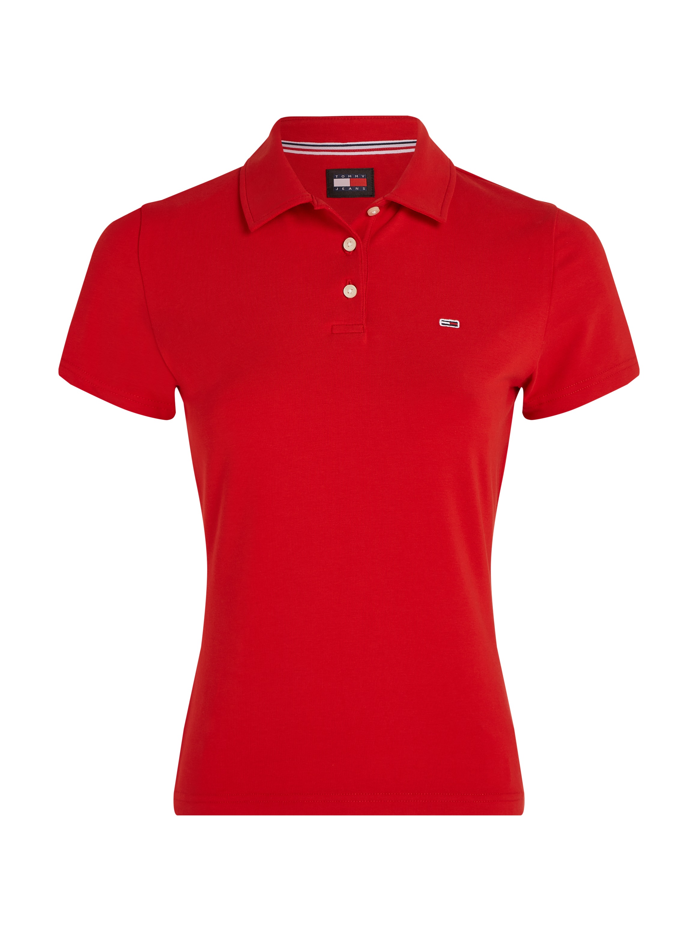 Tommy Jeans Poloshirt, mit kurzer Knopfleiste