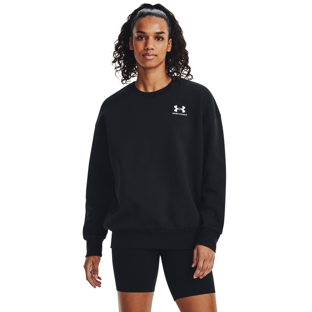 Image of Under Armour Sweatshirt "UA ICON FLEECE OS CREW", für Sportmode, mit Rundhalsausschnitt, aus Baumwolle und Polyester