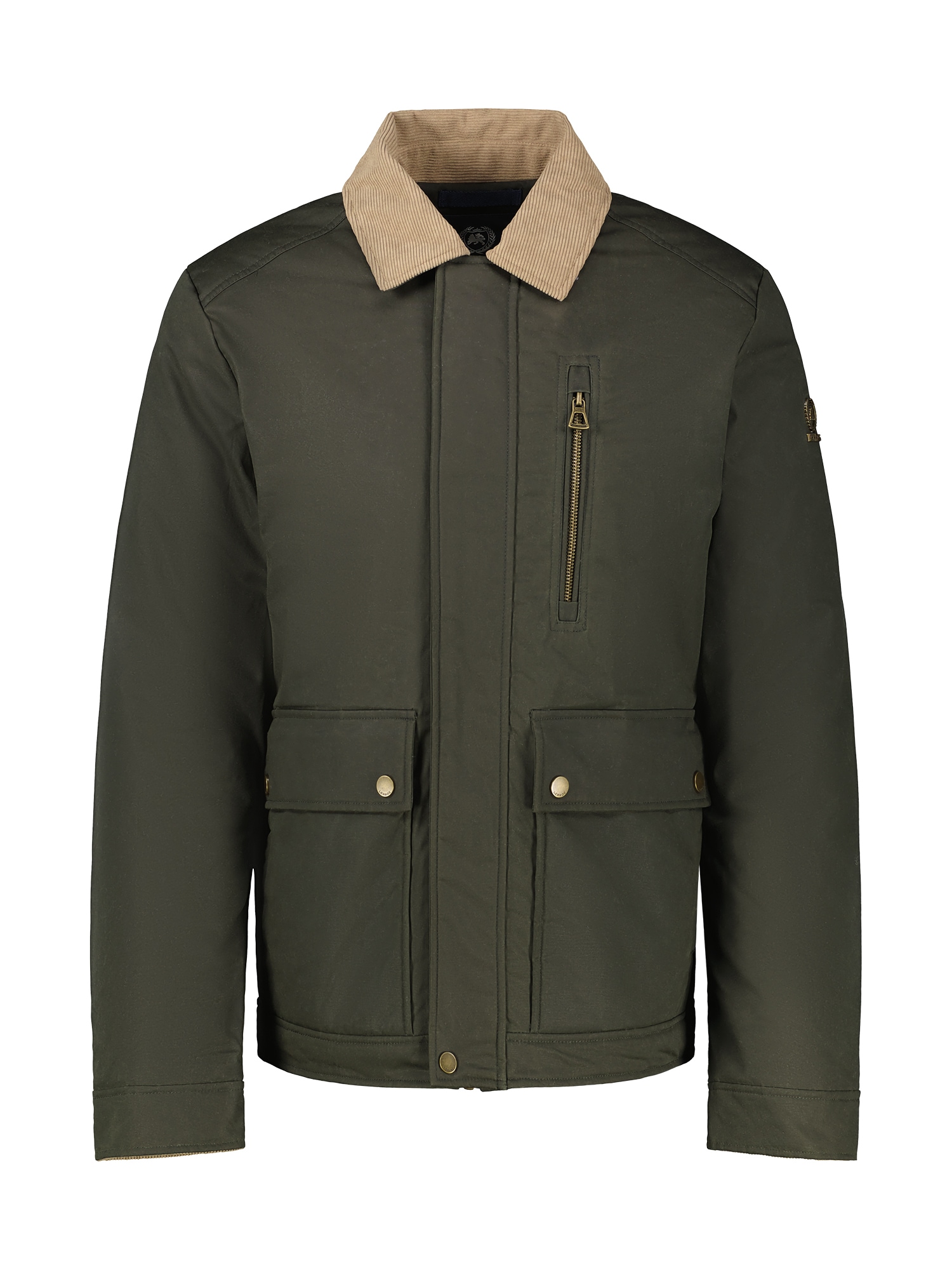 LERROS Blouson »Maskuliner Blouson aus hochwertiger, gewachster Baumwolle« ohne Kapuze