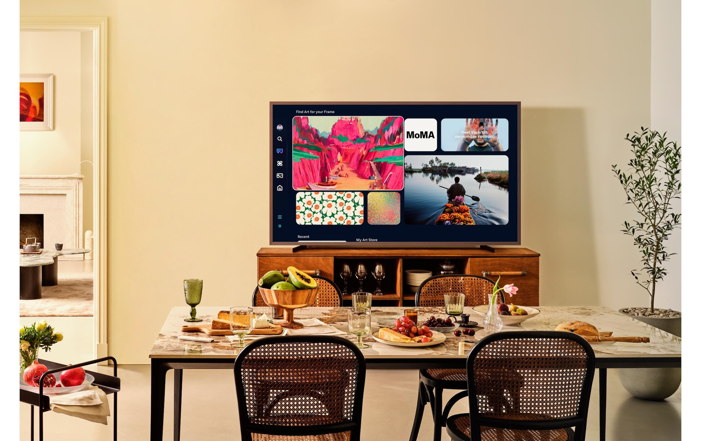 Samsung Téléviseur QLED »QE75LS03FW« 189 cm/75 ″