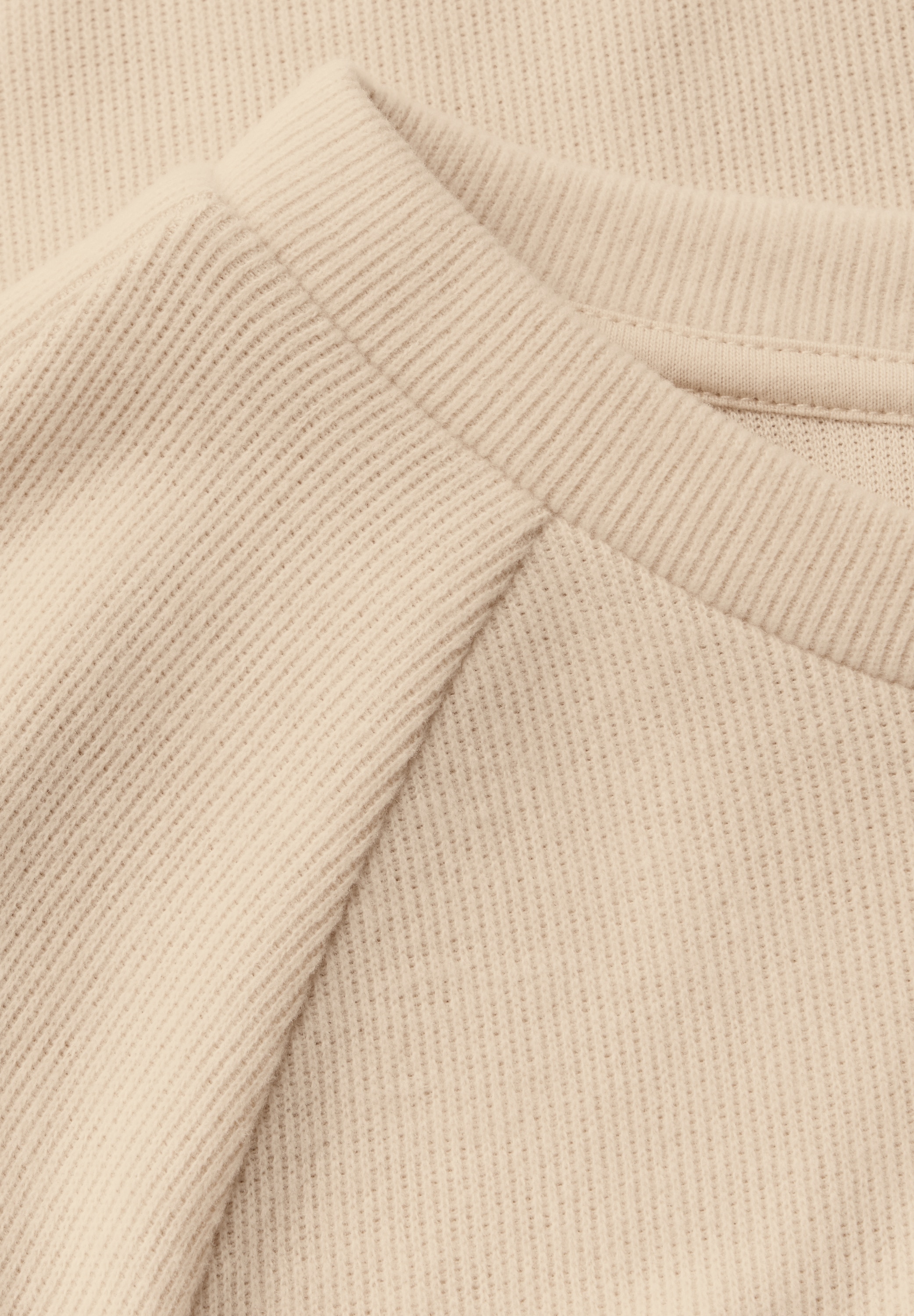 STREET ONE Sweater, mit U-Boot-Ausschnitt und in feiner Struktur-Optik