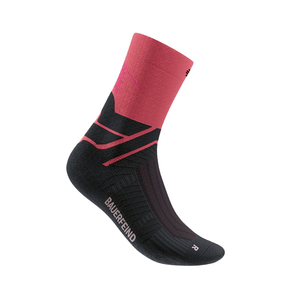 Bauerfeind Chaussettes de sport »RUN PERFORMANCE MID CUT SOCKS« maille haute performance respirante