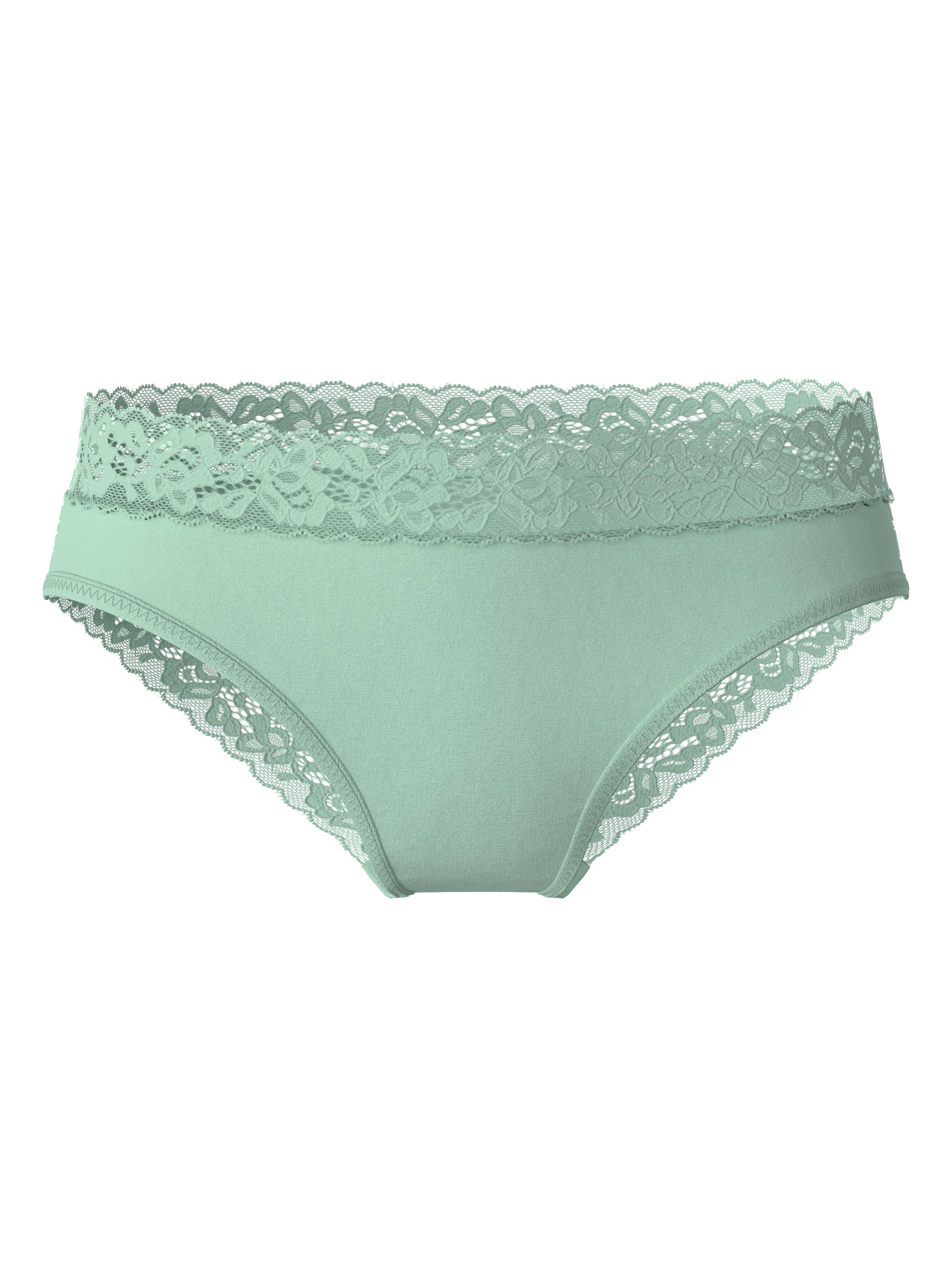 CALIDA Slip »Natural Comfort Lace« verspielte Spitze, Regular-Cut, elastischer Single Jersey, weich