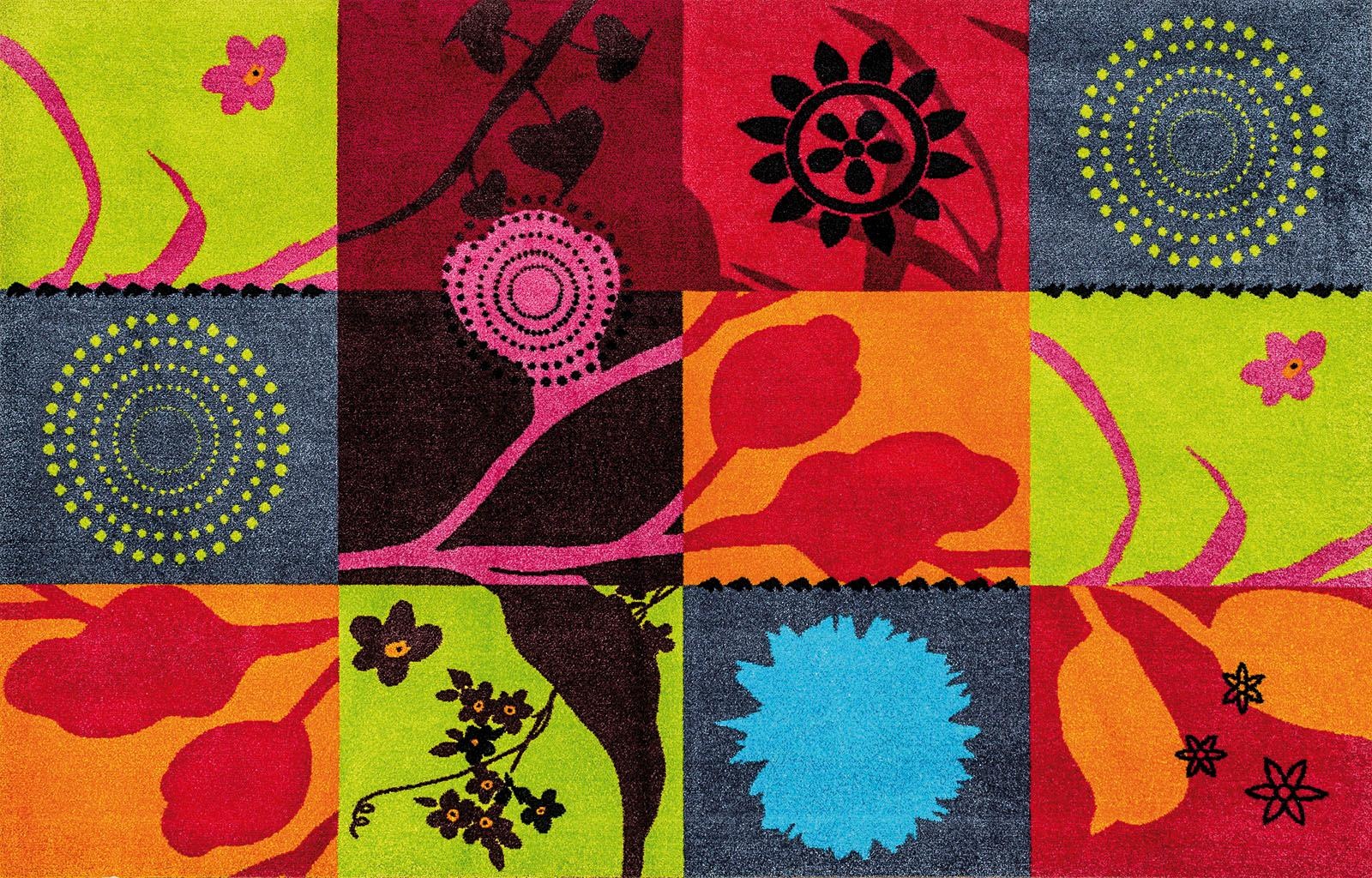 Image of wash+dry by Kleen-Tex Läufer »Summer Breeze«, rechteckig, 9 mm Höhe, Schmutzfangläufer, rutschhemmend, In- und Outdoor geeignet, waschbar, ideal in Diele & Flur bei Ackermann Versand Schweiz