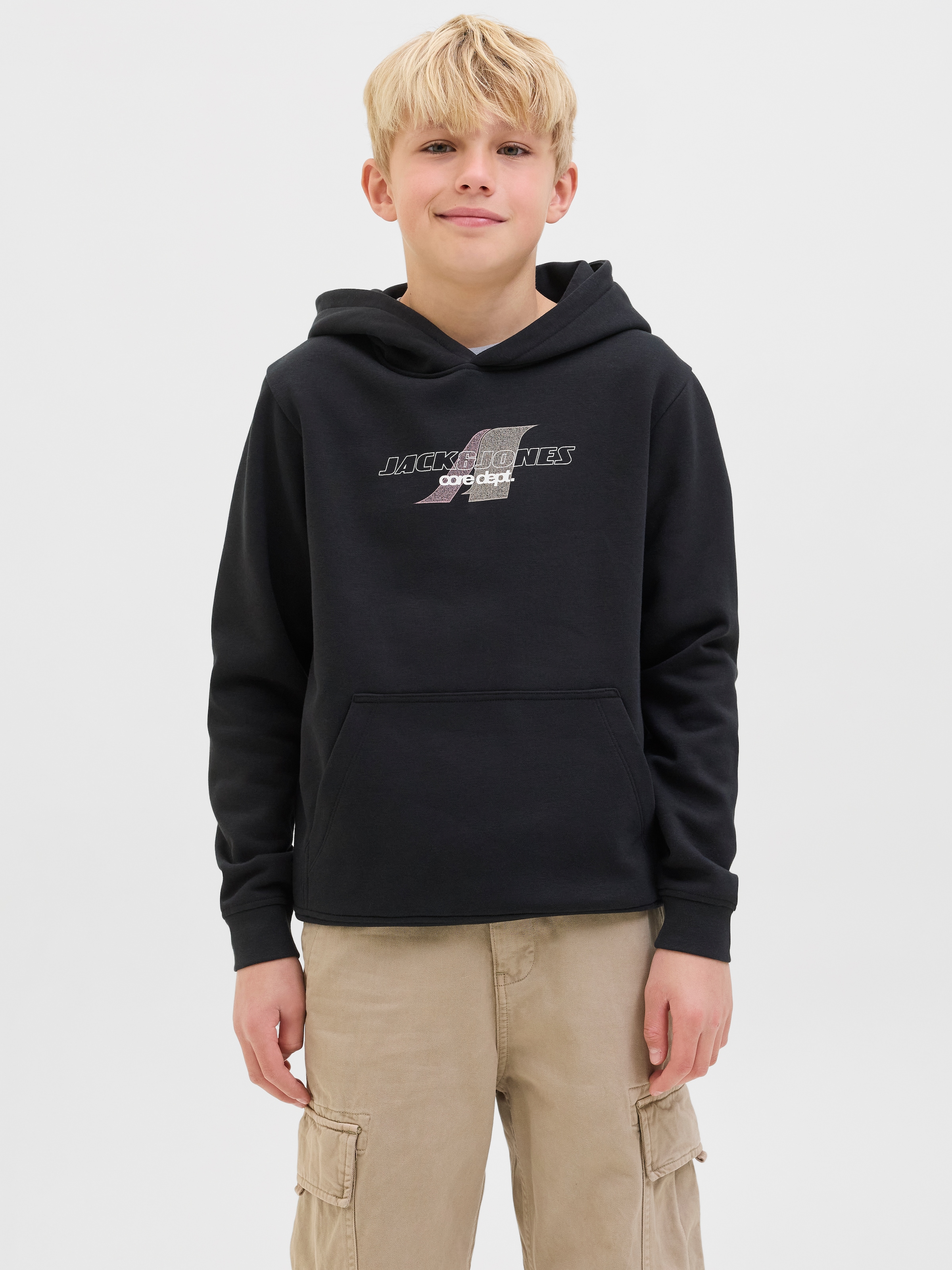 Image of Jack & Jones Junior Kapuzensweatshirt "JCOTIER FRONT PRINT SWEAT HOOD JNR"