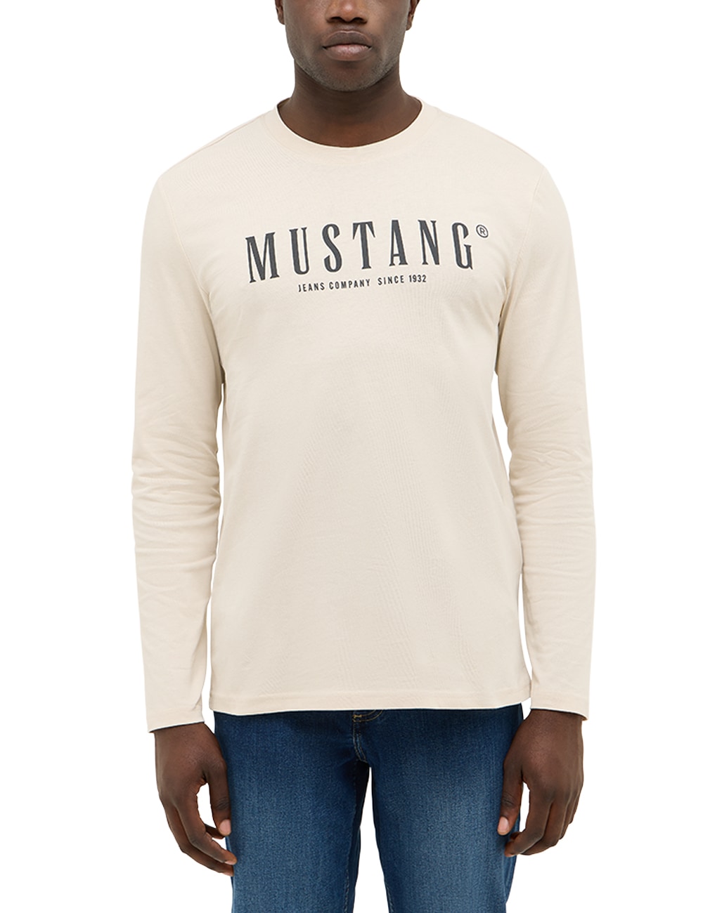 Image of MUSTANG Langarmshirt "Style Asheville" Auch ideal zum Unterziehen