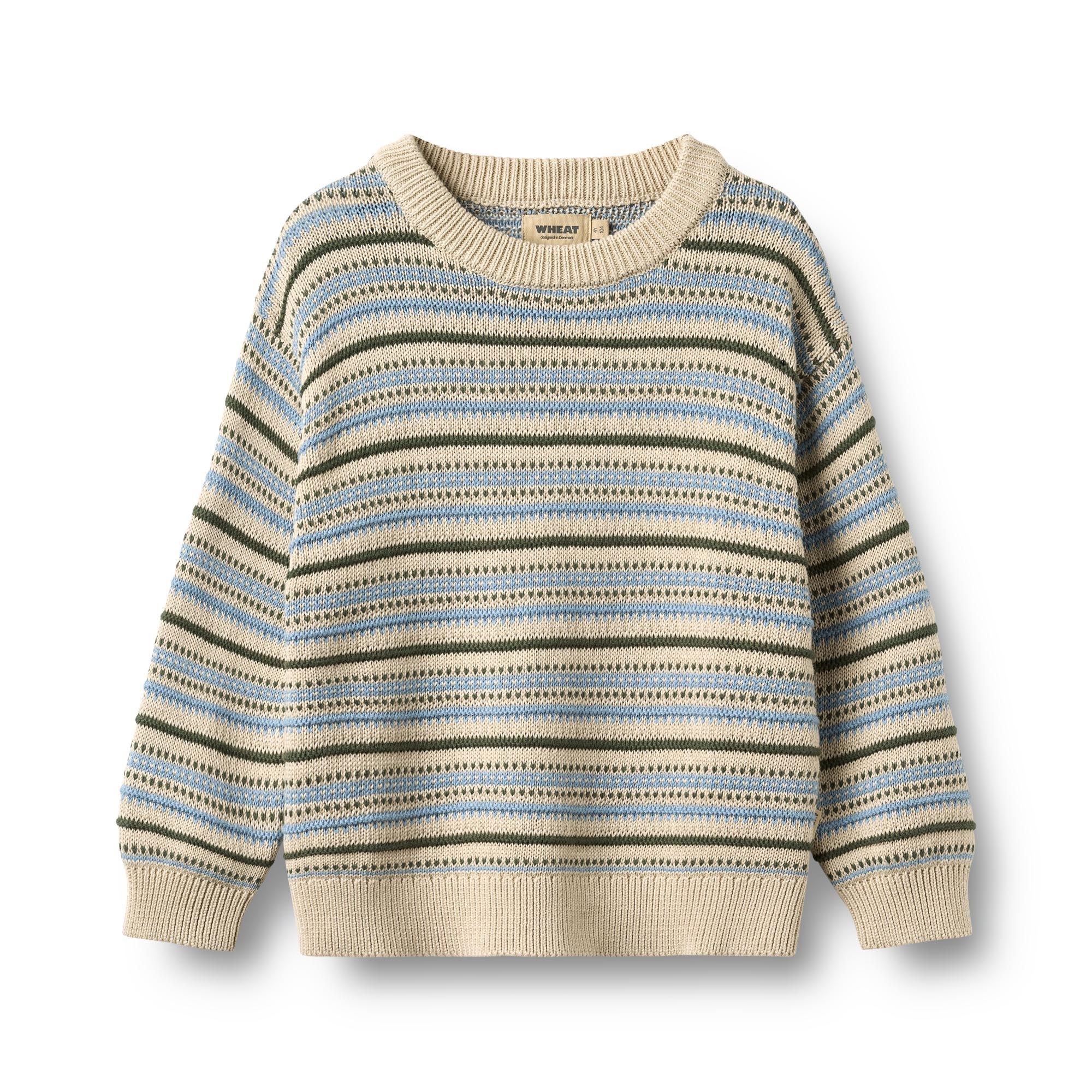 Image of WHEAT Strickpullover "Jacquard Pullover Harlow" Baumwolle