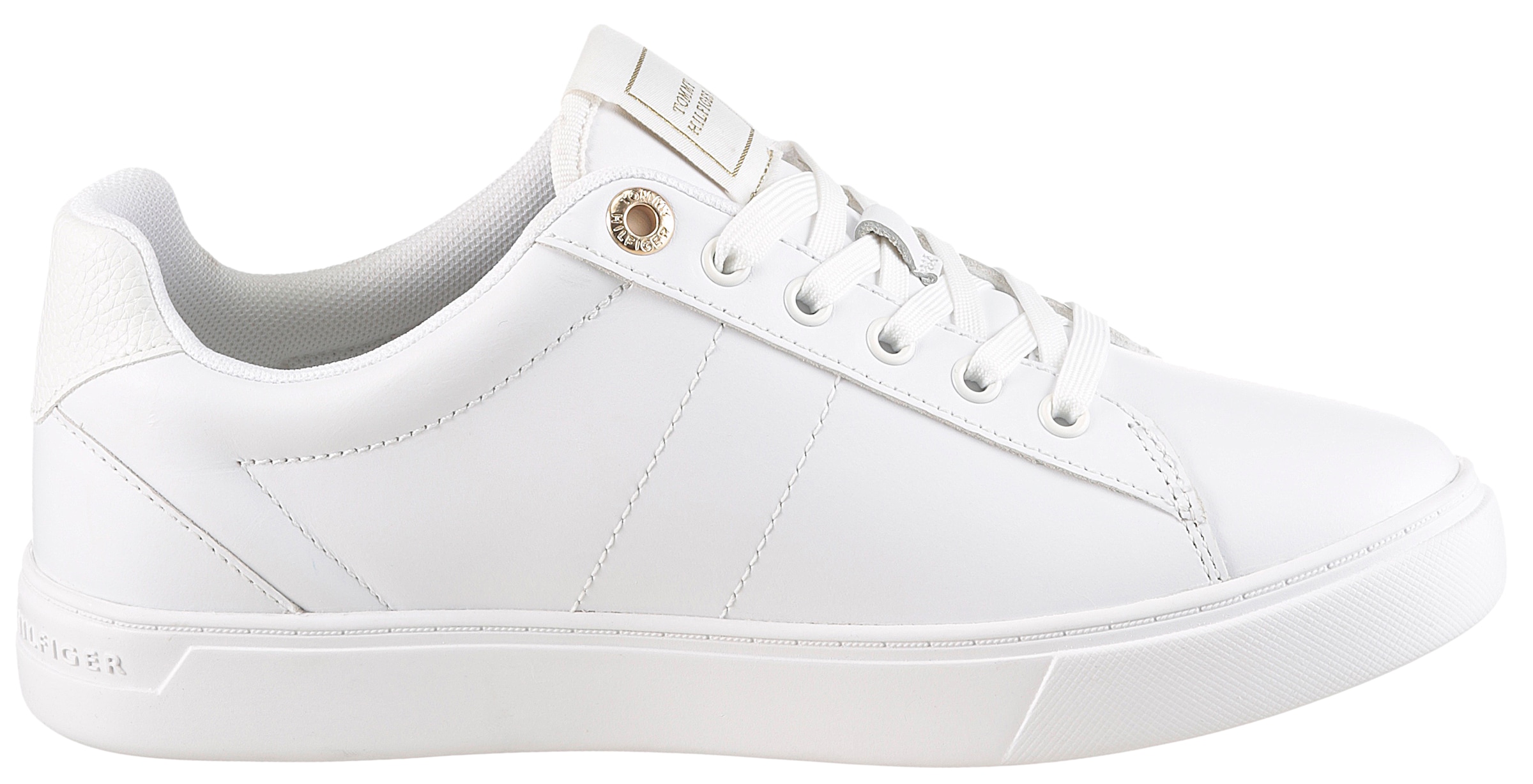 Tommy Hilfiger Sneakers »ESSENTIAL ELEVATED COURT SNEAKER«  , Freizeitschuh, Halbschuh, Schnürschuh mit TH-Schmuckelement