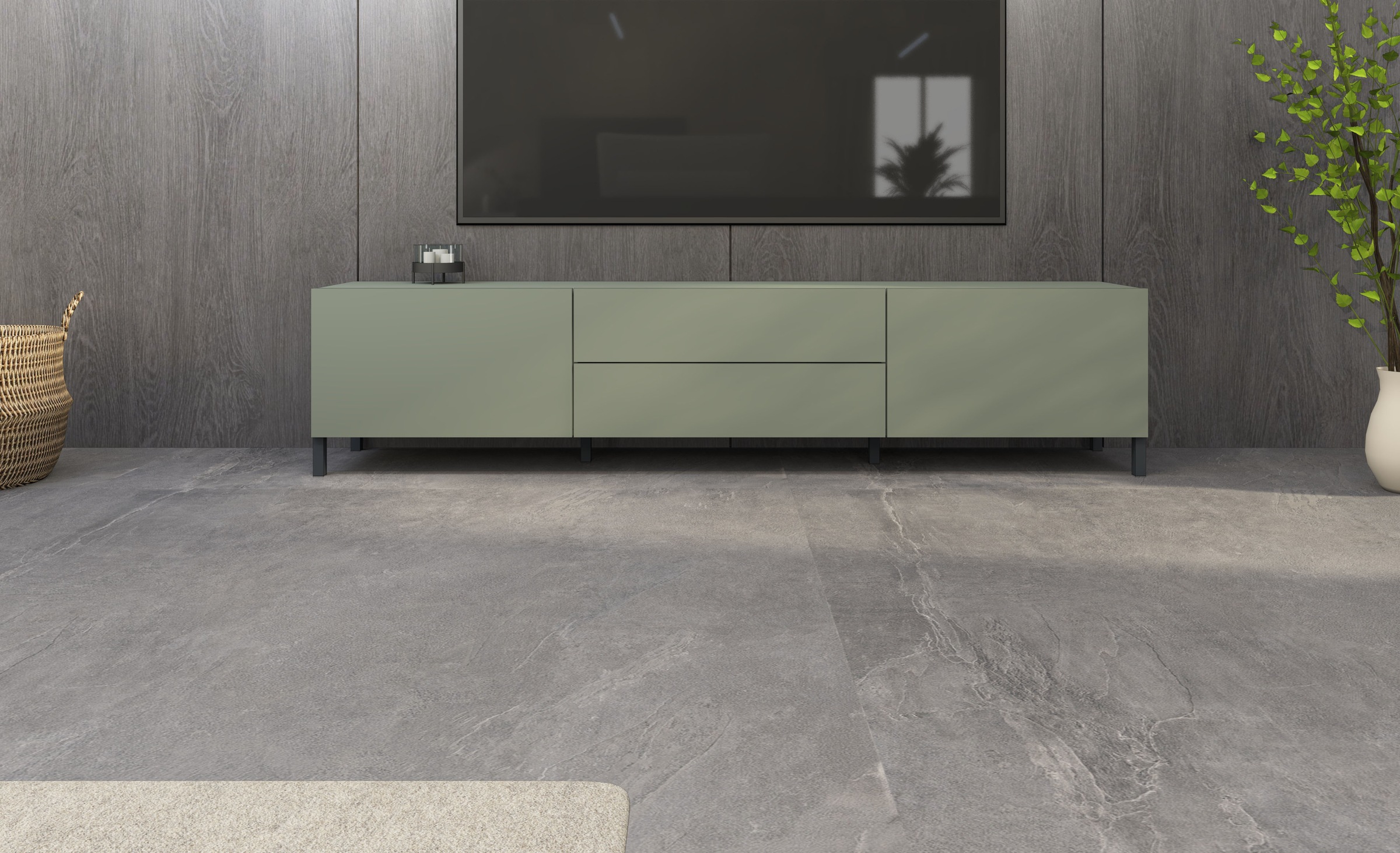 borchardt Möbel Lowboard "Sophia, TV-Schrank mit Metallfüßen, Breite 200 cm" Variante hängend unter "mehr aus der Serie" zu finden