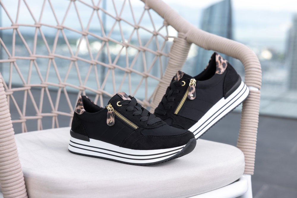 Remonte Baskets à plateforme  Chaussure de loisir, chaussure basse, à lacets avec fermeture éclair latérale