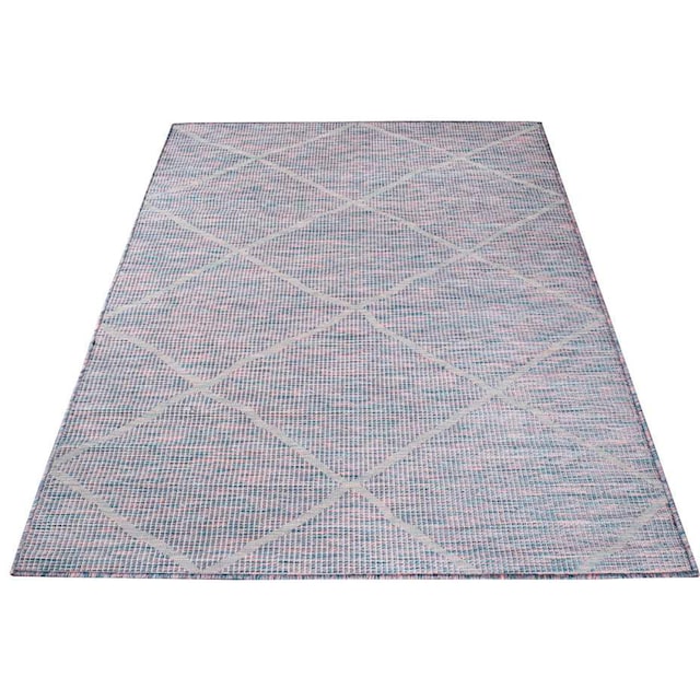Carpet City Teppich »Palm«, rechteckig, Wetterfest & UV-beständig, für  Balkon, Terrasse, Küche, flach gewebt günstig kaufen