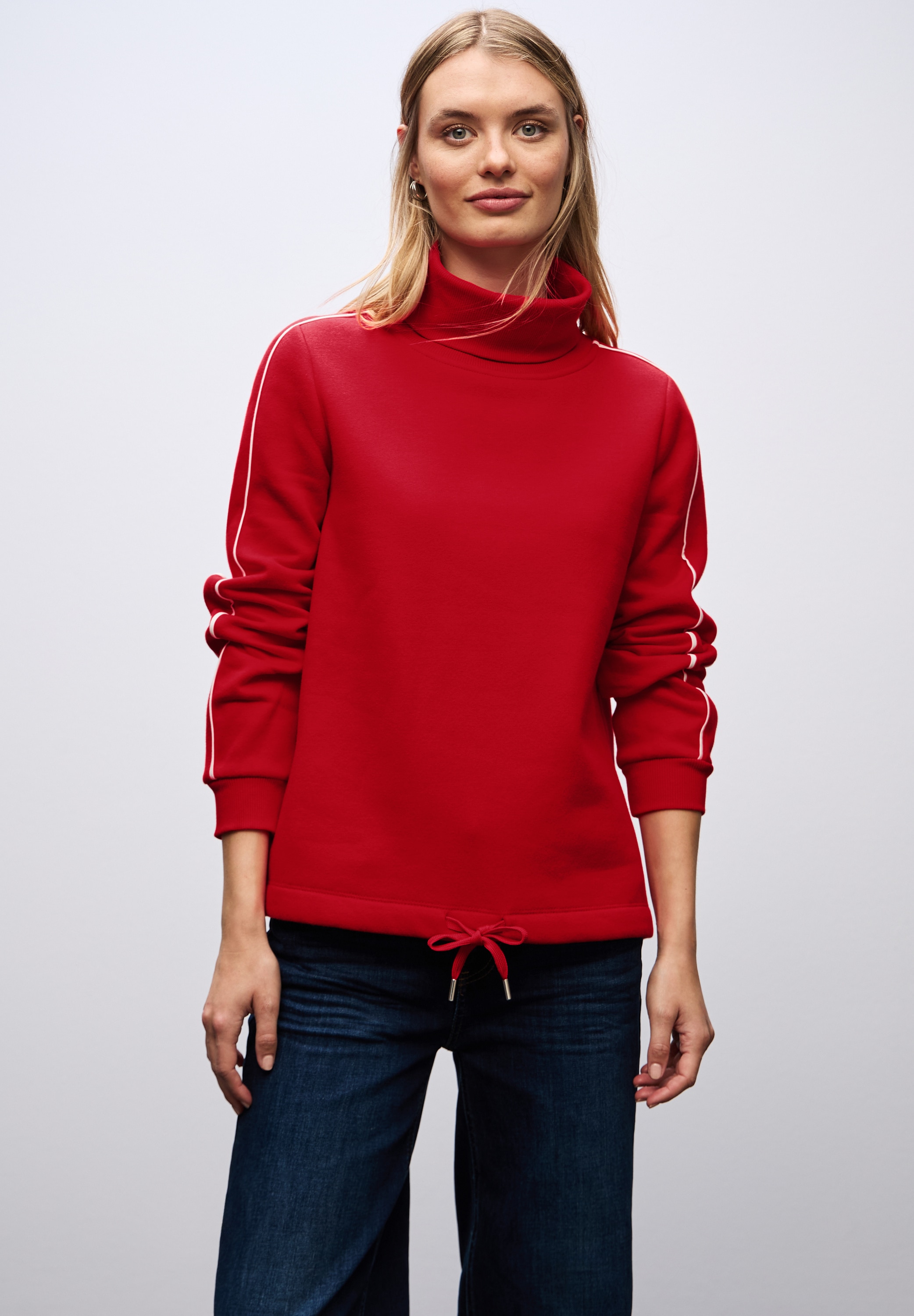 Image of STREET ONE Sweatshirt, mit Stehkragen