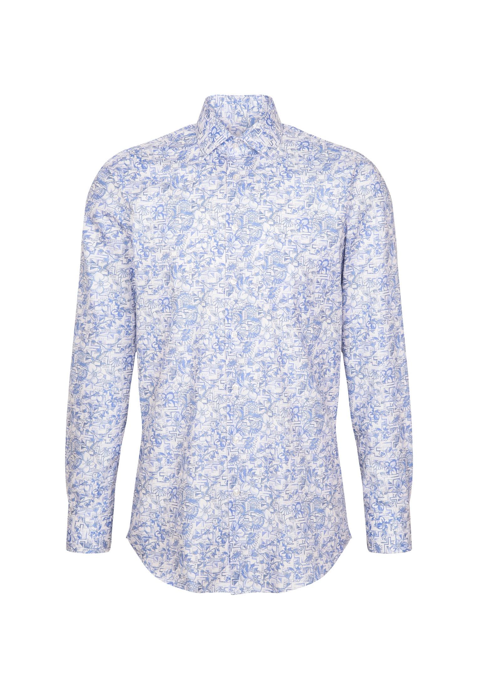 seidensticker Businesshemd »Regular« Regular 1/1 Kentkragen Floral