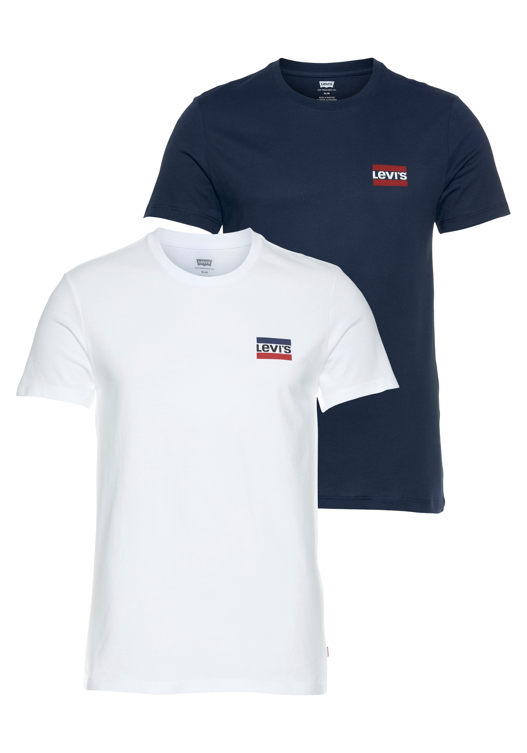 Image of Levis T-Shirt "LE 2PK CREWNECK GRAPHIC" 2 Stk.