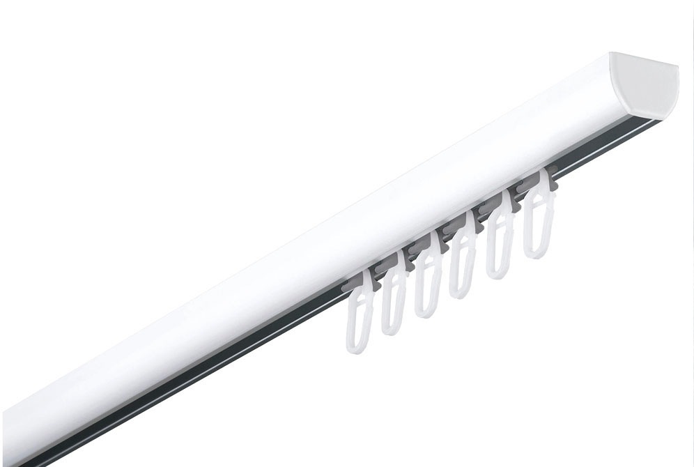 Image of GARESA Gardinenschiene »400«, 1 läufig-läufig, Wunschmasslänge, Innenlaufprofil, einfache Montage, schlicht, Deckenmontage, Aluminium, mit Profilverbinder verlängerbar bei Ackermann Versand Schweiz