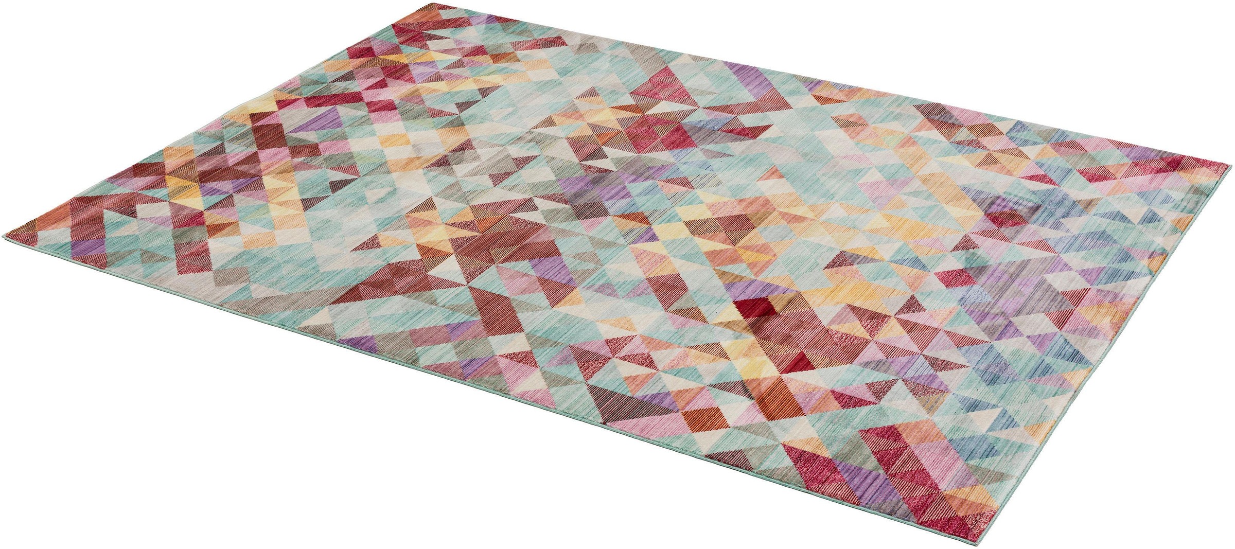 Image of SCHÖNER WOHNEN-Kollektion Teppich »Shining 1«, rechteckig, 5 mm Höhe, Besonders weich durch Microfaser, Wohnzimmer bei Ackermann Versand Schweiz