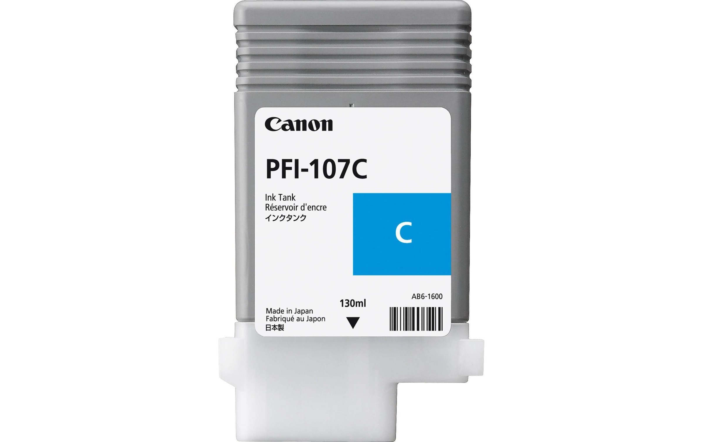 Canon Tintenpatrone »PFI-107C Cyan«, (1 St.)