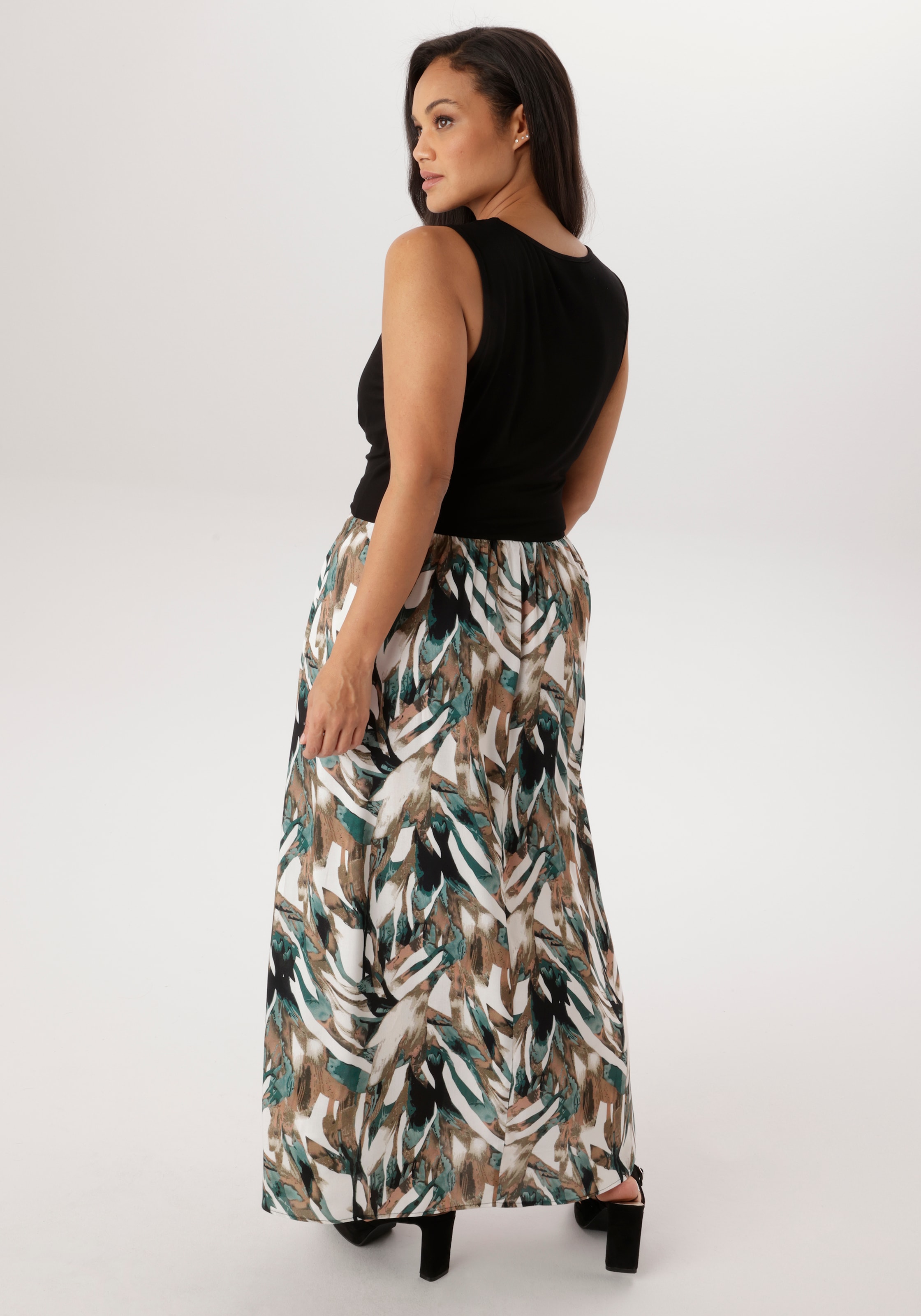 Aniston PLUS Robe en jersey en look 2-en-1