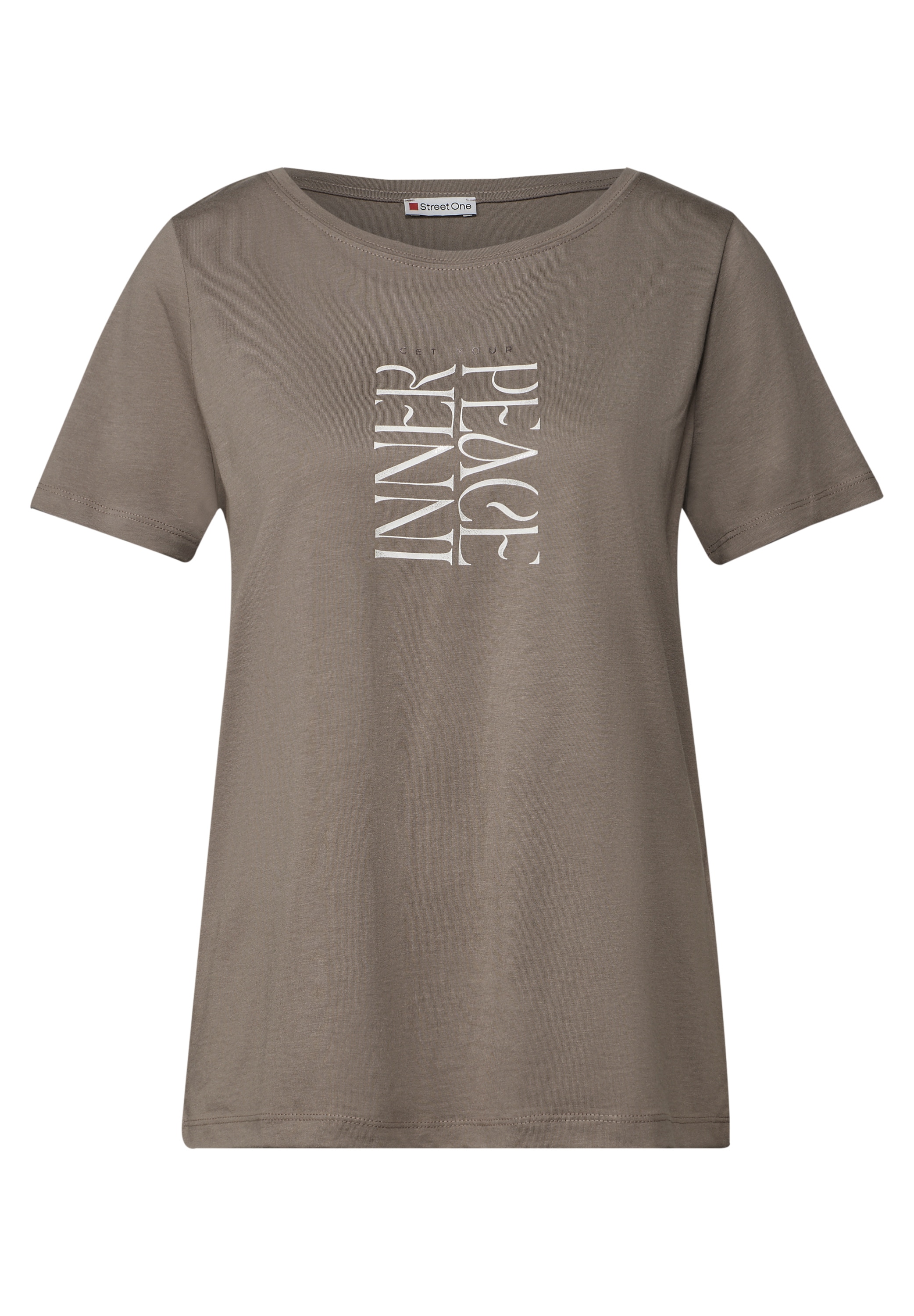 STREET ONE Shirttop, mit Wording Print