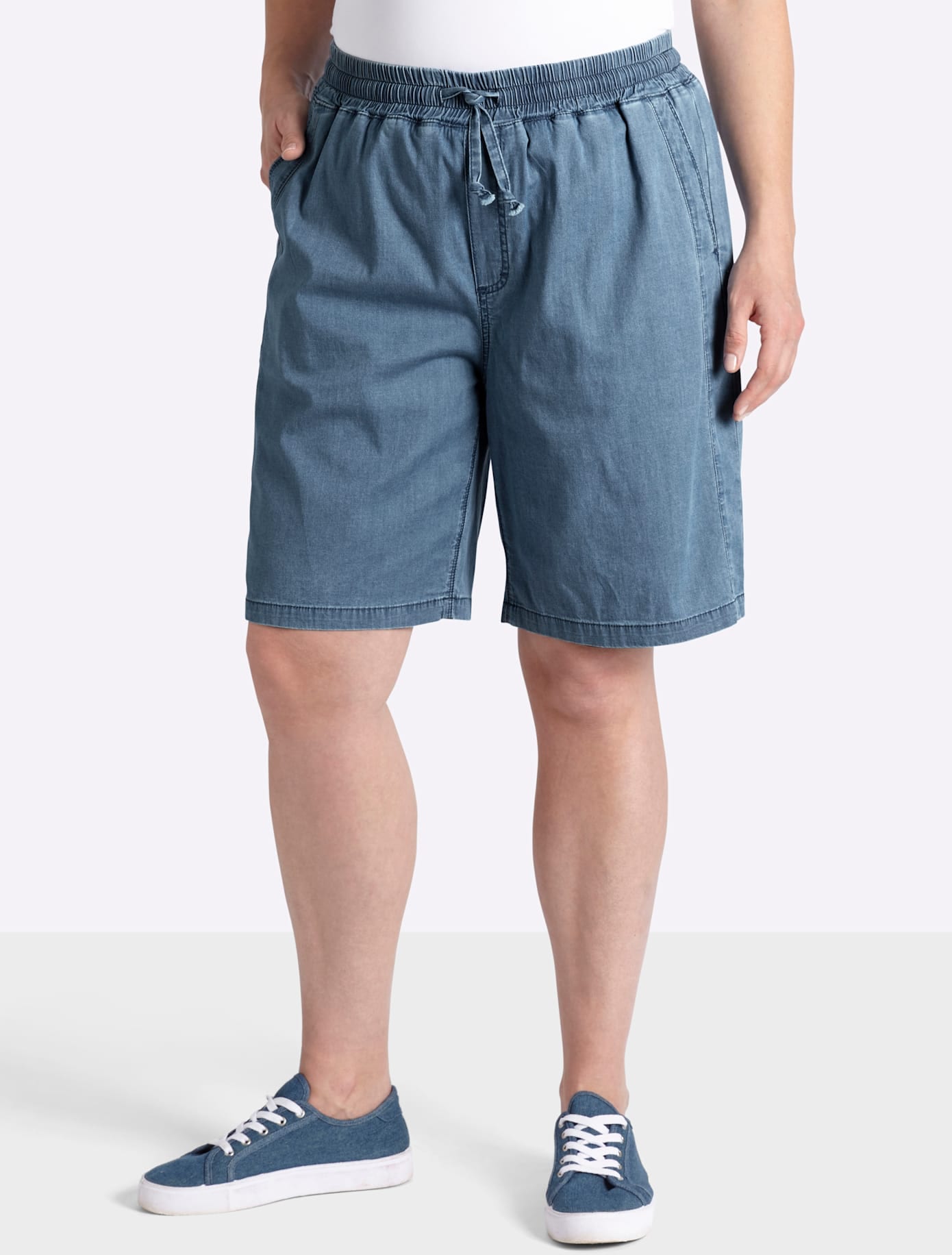 Image of Sheego Jeansshorts 1