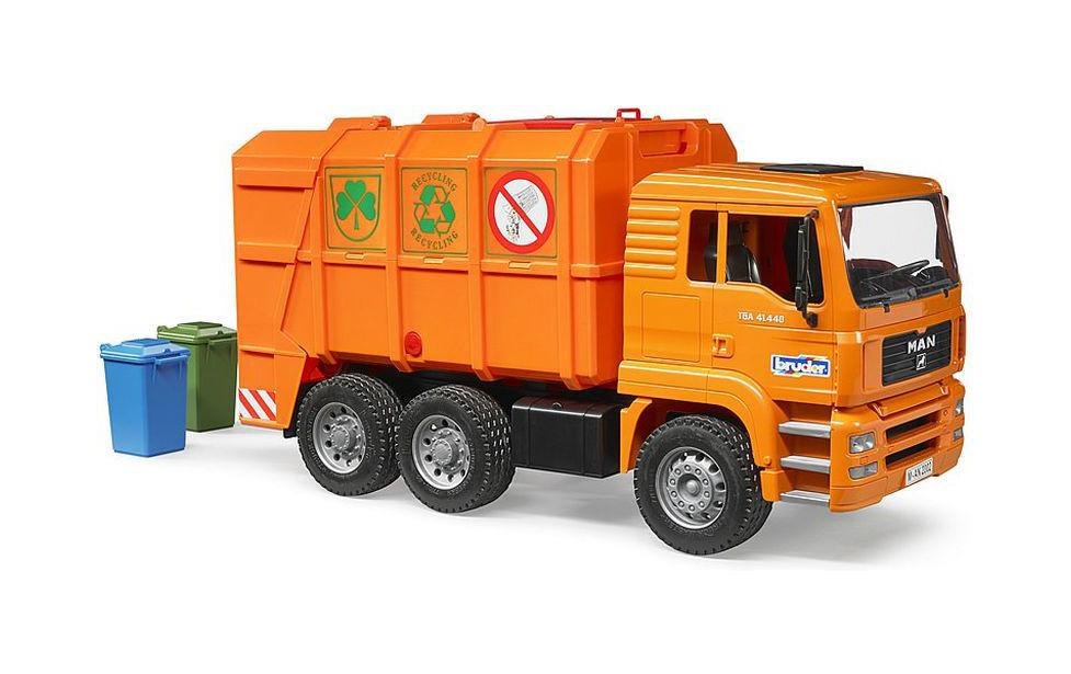 Image of Bruder® Spielzeug-LKW »MAN TGA Müll-LKW orange« bei Ackermann Versand Schweiz
