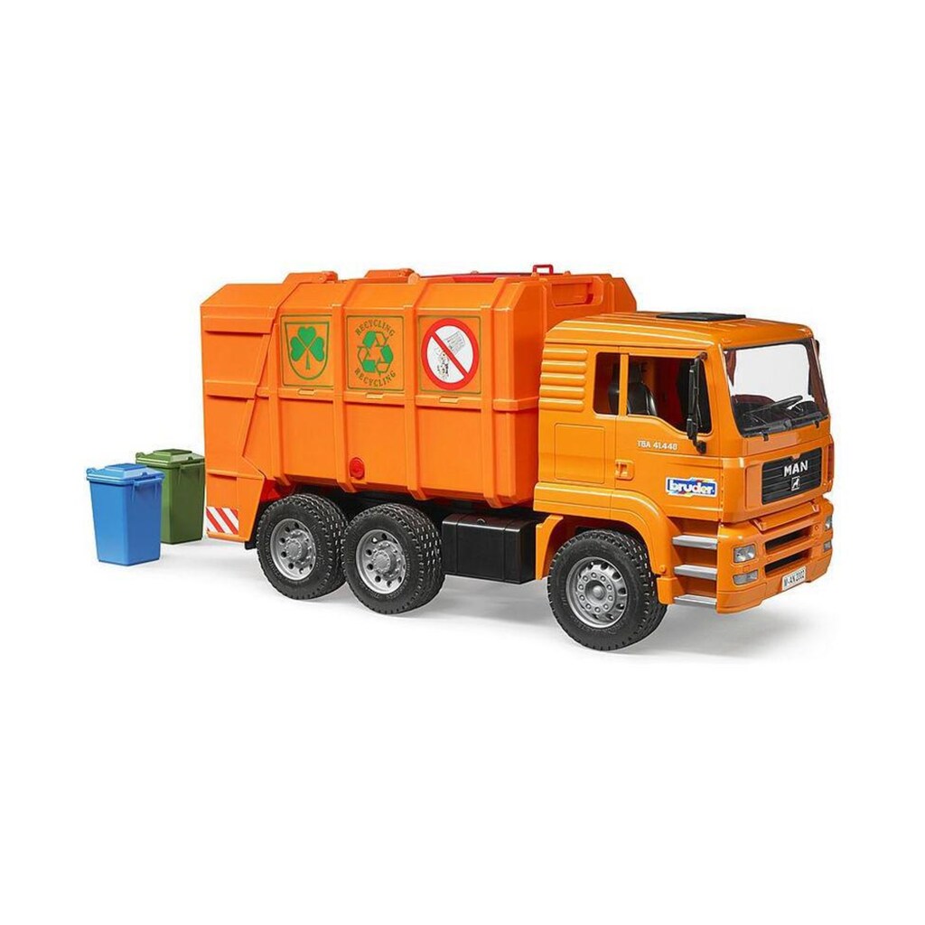 Bruder® Spielzeug-LKW »MAN TGA Müll-LKW orange«