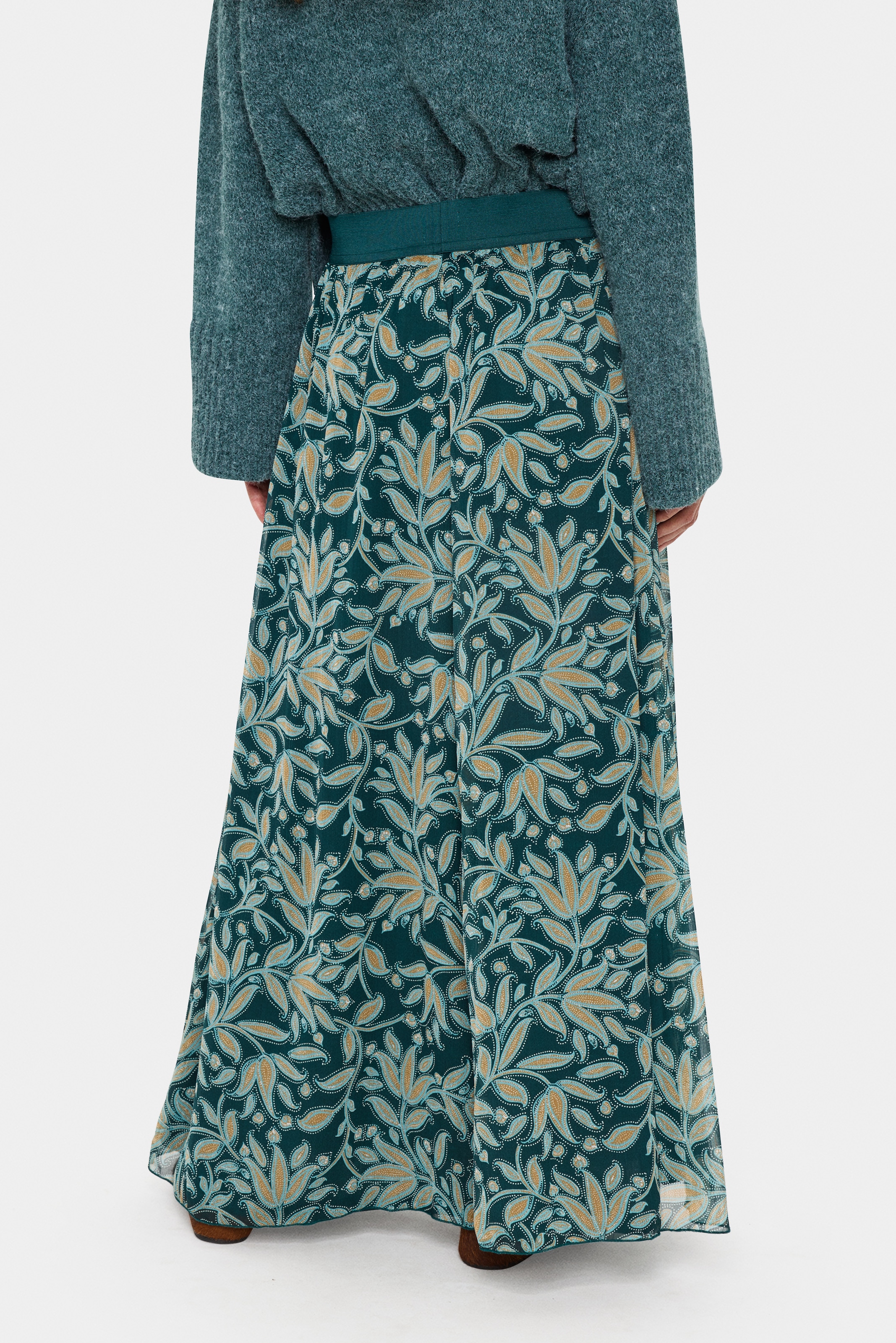 Saint Tropez Maxirock »MiljaSZ Crinkle Maxi Skirt«