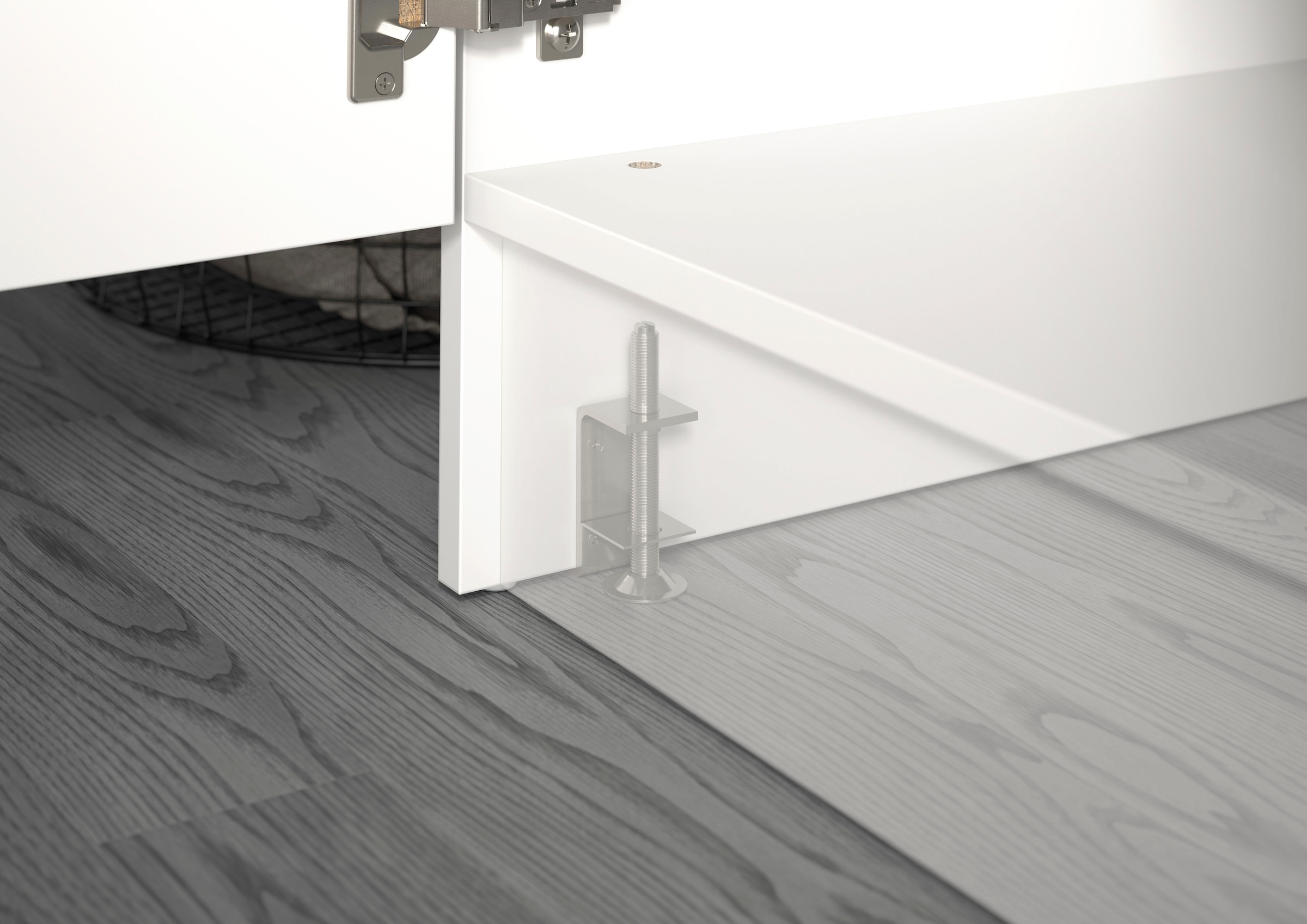 welltime Wäscheschrank »FALAS, TOPSELLER!, Höhe 195 cm, 4 Klappen, Wäscheorganizer« in verschiedenen Farben erhältlich, 1 Stk. tlg. Universalschrank, Mehrzweckschrank, Badezimmer, Hauswirtschaftsschrank