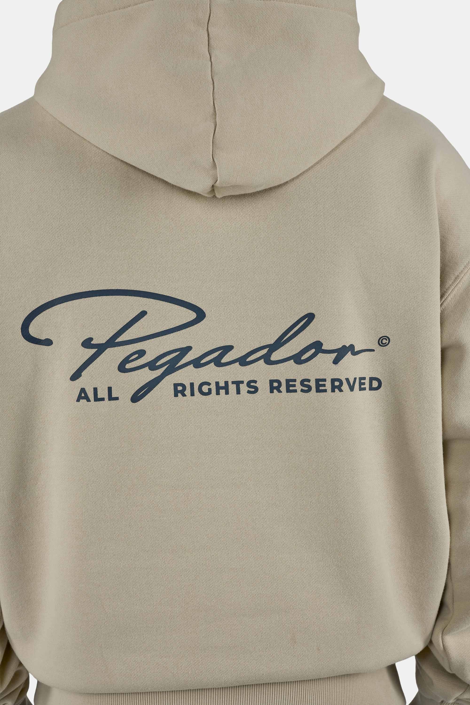 PEGADOR Sweat à capuche »Pike Oversized Hoodie«, mélange de coton, oversize
