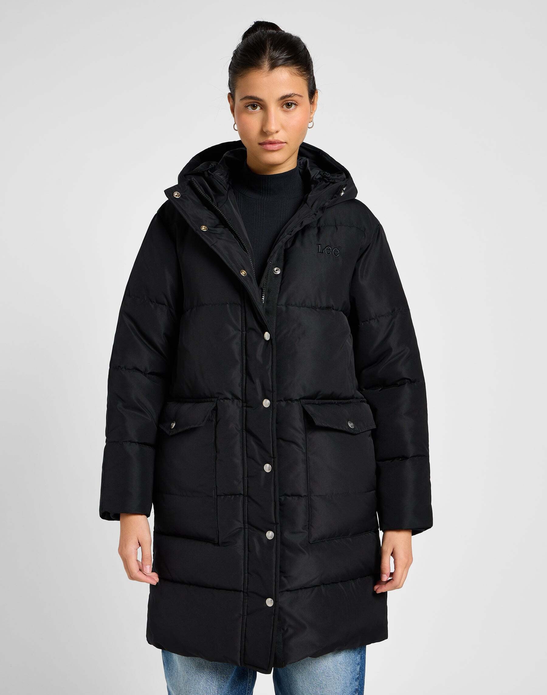 Winterjacke »LEE Winterjacke Long Puffer Jacket«