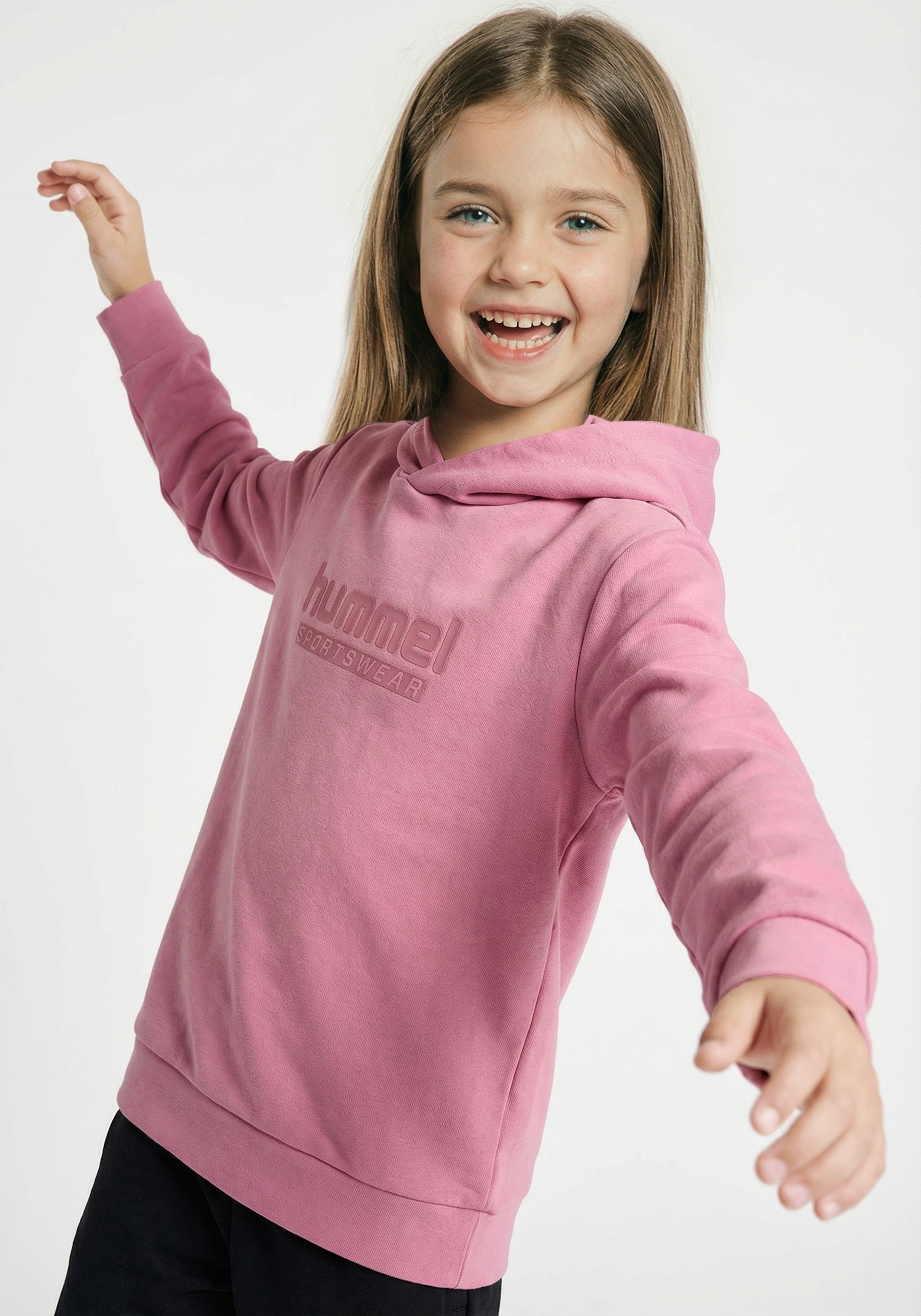 hummel Sweat à capuche , avec encolure ronde

