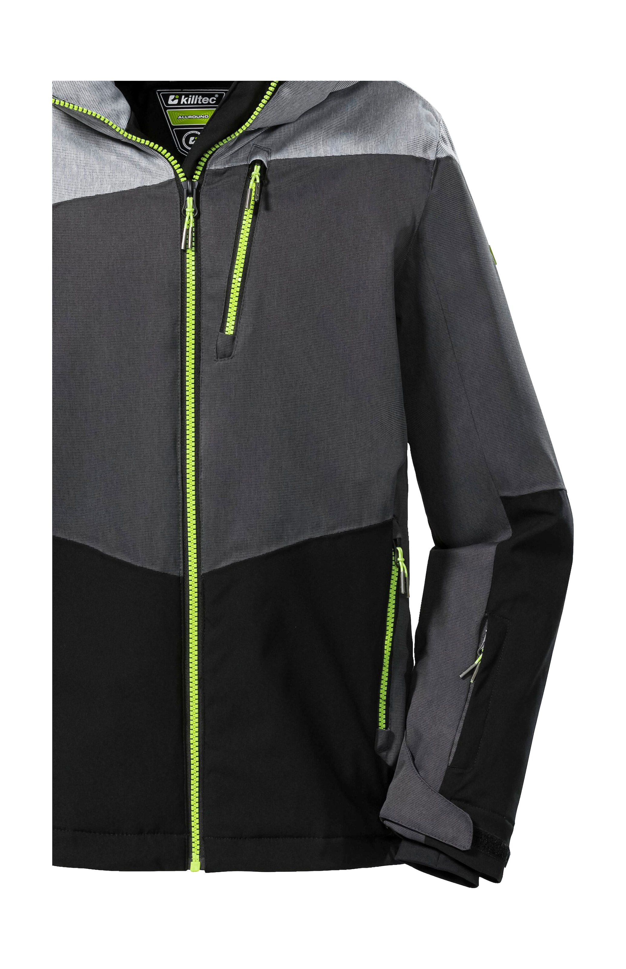 Killtec Skijacke »KSW 161 BYS SKI JCKT«, Wasserdichte, atmungsaktive Skijacke mit abnehmbarer Kapuze