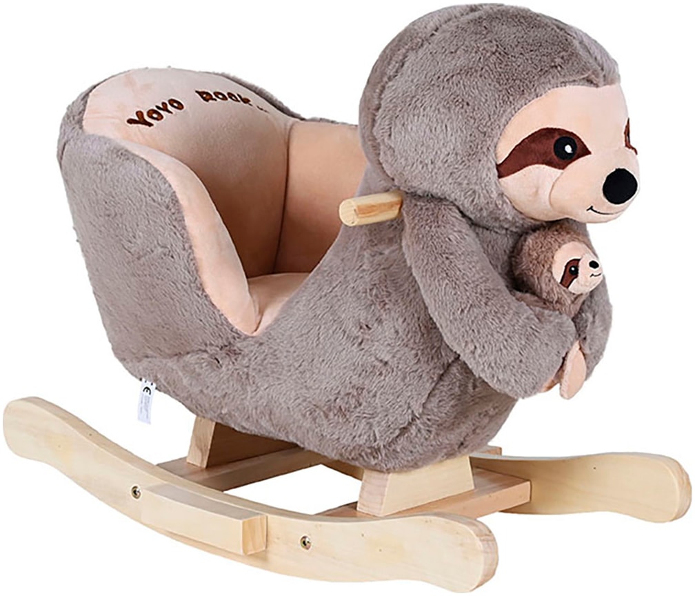 Knorrtoys® Schaukeltier »Faultier Luis«, mit Plüsch-Faultierbaby