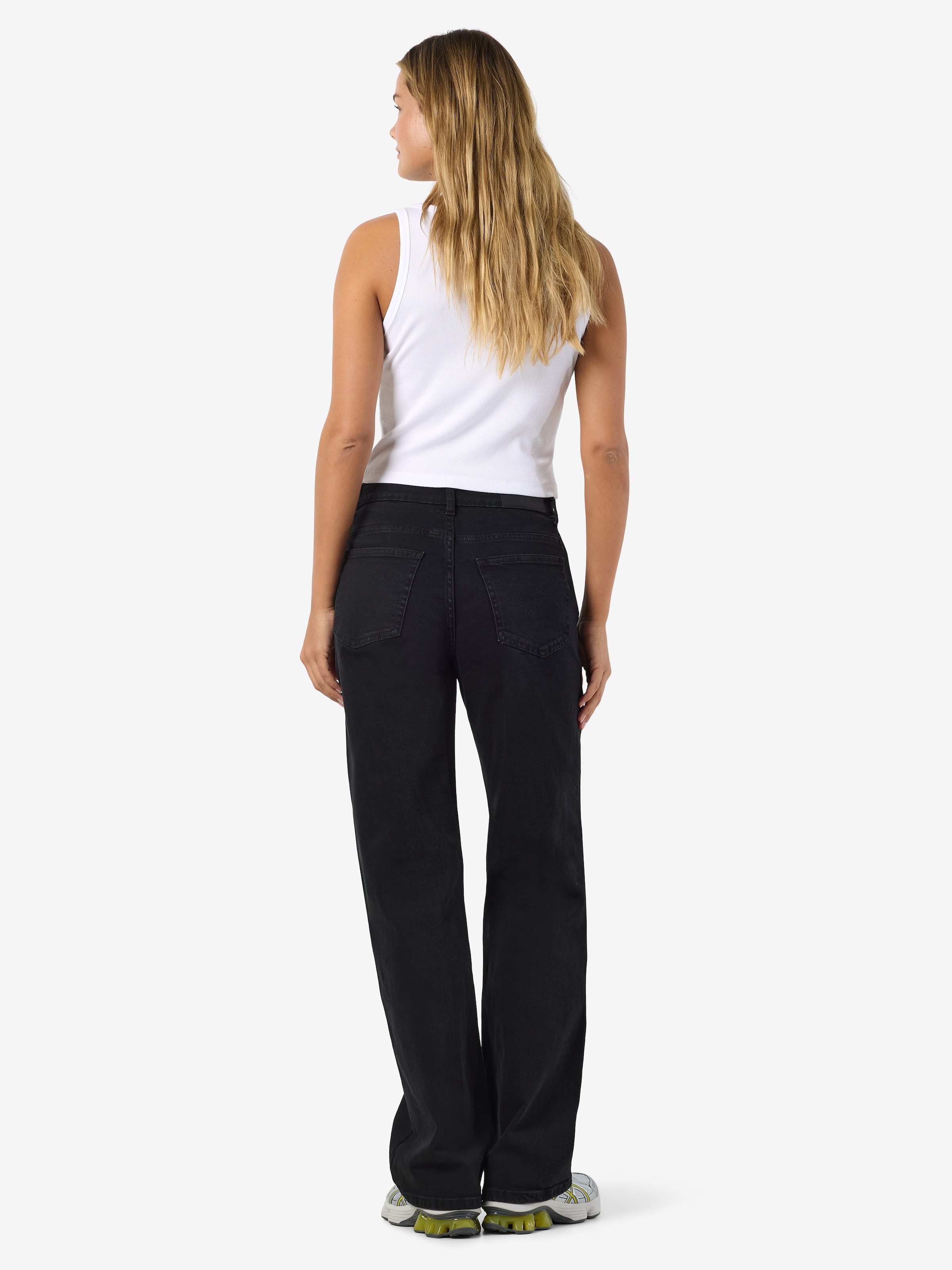 Noisy may Jeans droit »NMYOLANDA NW WIDE JEANS BLACK NOOS« extra lang