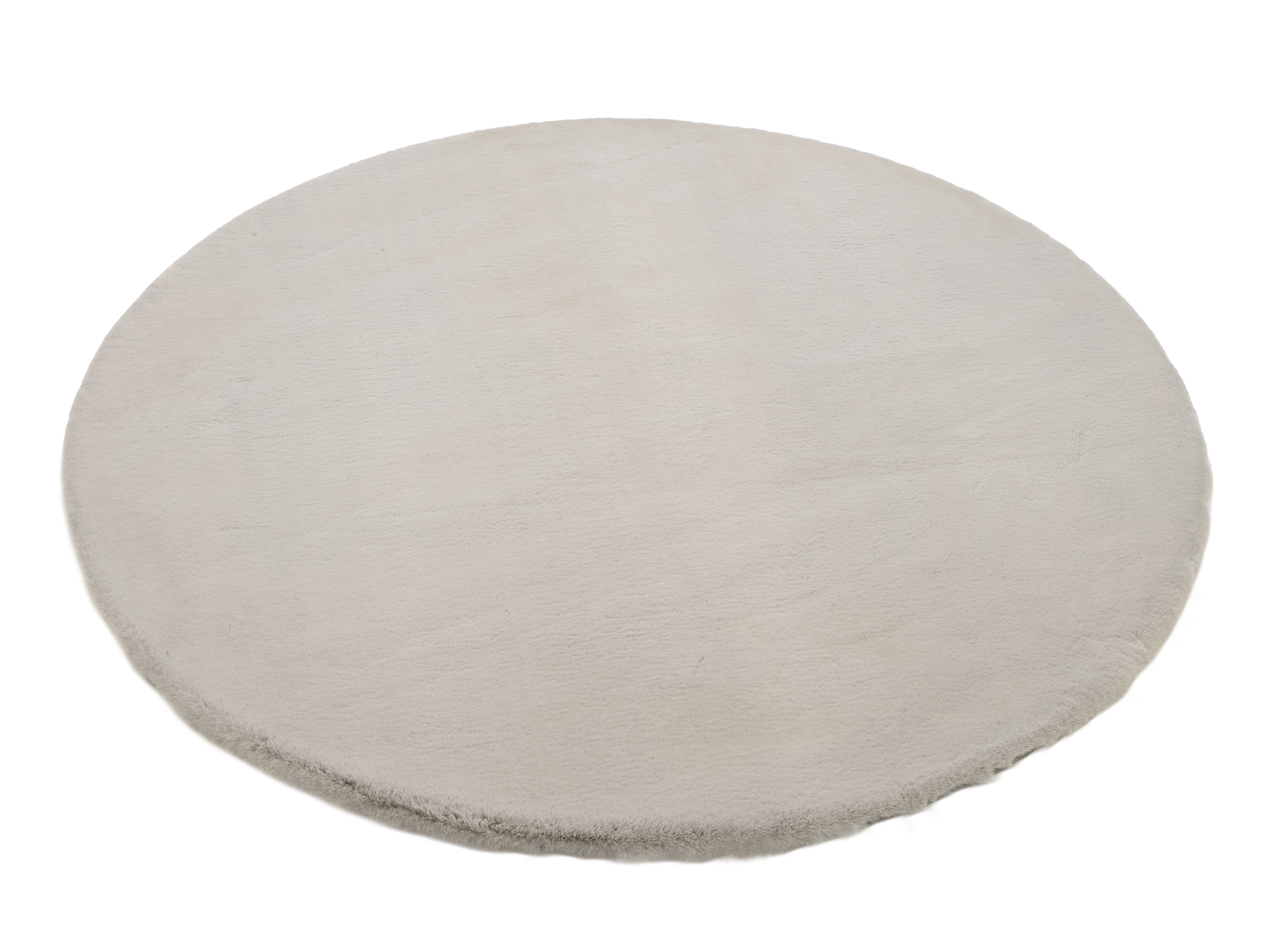 Image of OCI DIE TEPPICHMARKE Hochflor-Teppich "ALISSA" rund 38 mm Höhe Kuschelig weicher Flor, Kaninchen Fell Haptik, getuftet