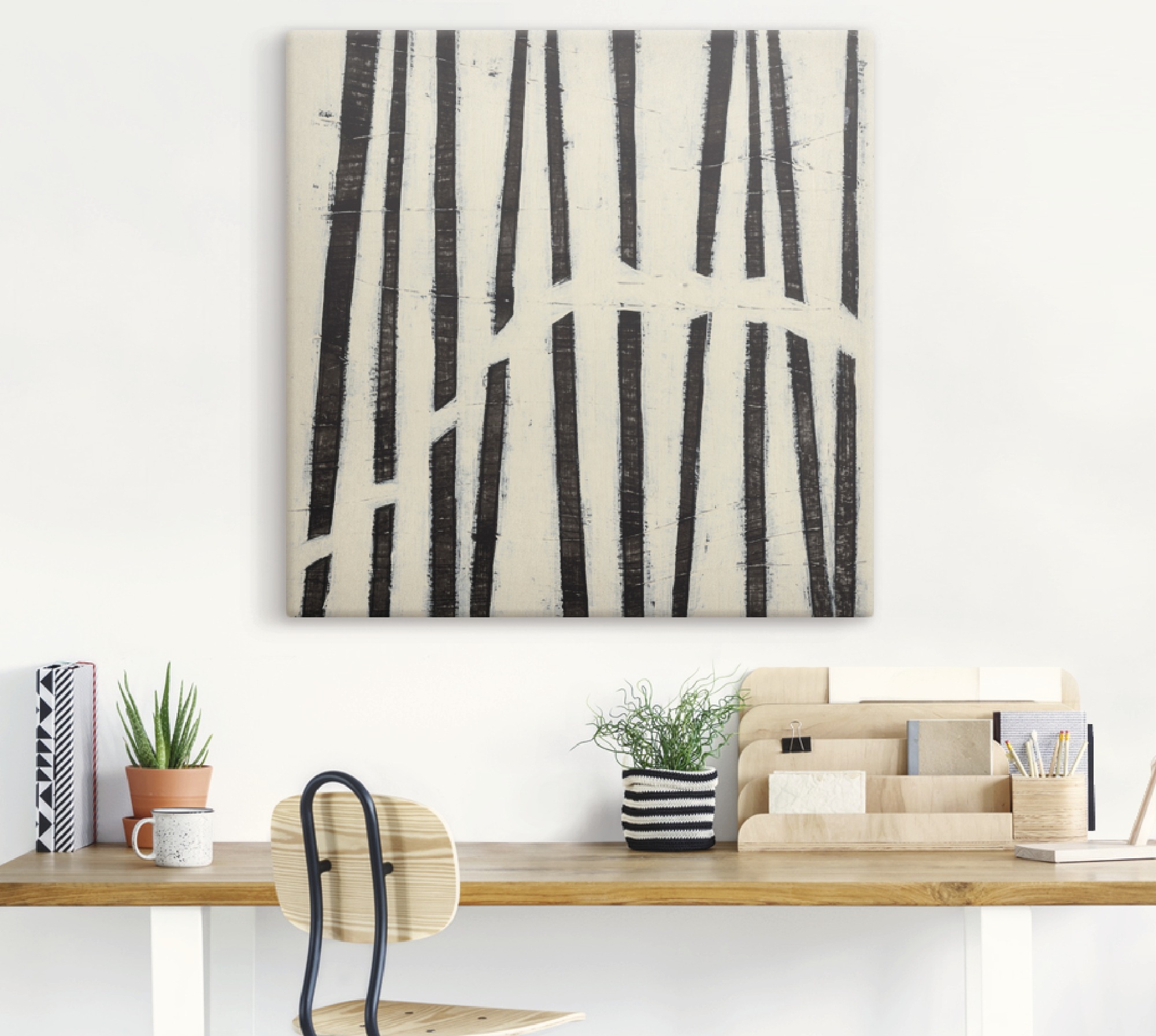 Image of Artland Wandbild »Hieroglyph I«, Muster, (1 St.), in vielen Grössen & Produktarten - Alubild / Outdoorbild für den Aussenbereich, Leinwandbild, Poster, Wandaufkleber / Wandtattoo auch für Badezimmer geeignet bei Ackermann Versand Schweiz