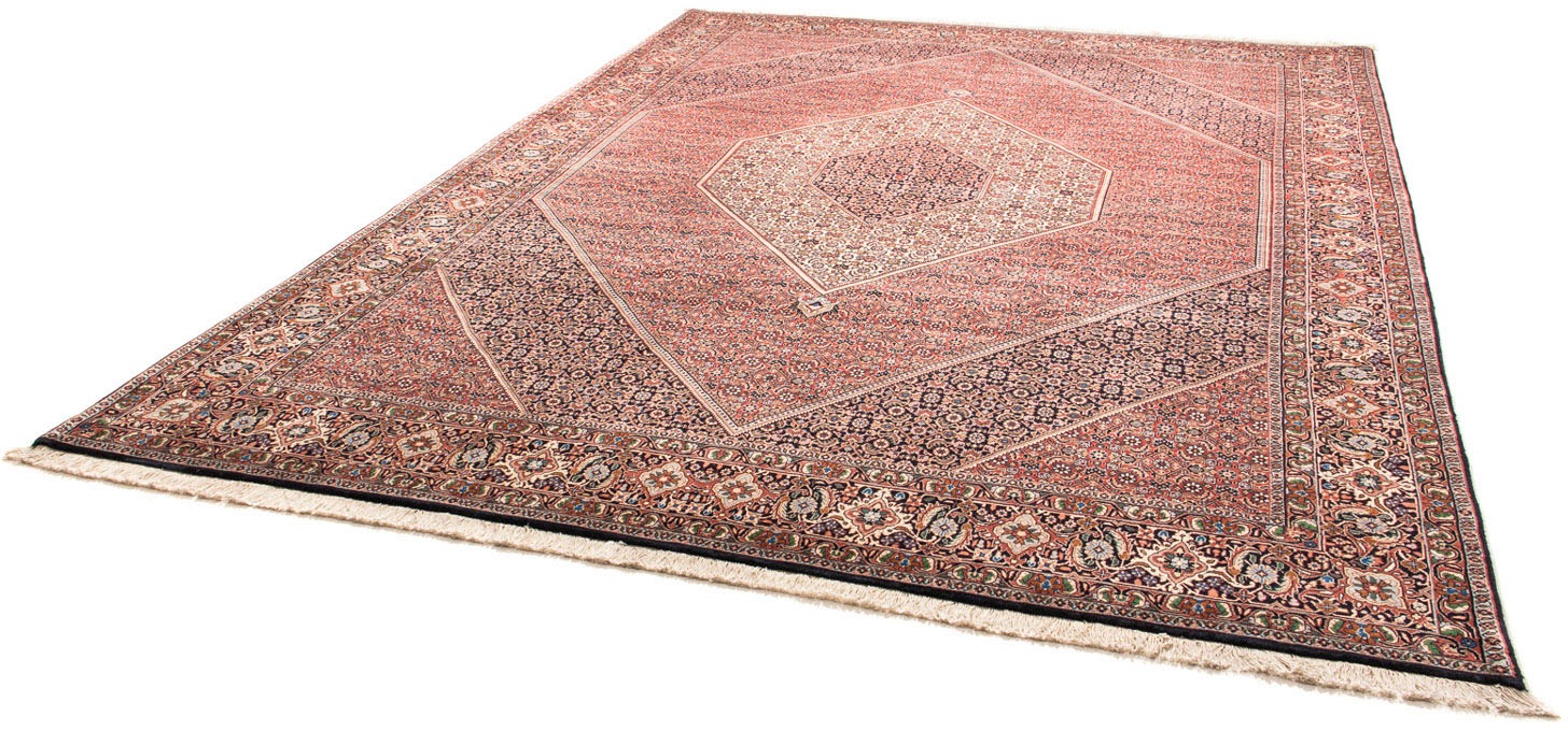 Image of morgenland Orientteppich »Perser - Bidjar - 348 x 252 cm - dunkelrot«, rechteckig, 15 mm Höhe, Wohnzimmer, Handgeknüpft, Einzelstück mit Zertifikat bei Ackermann Versand Schweiz