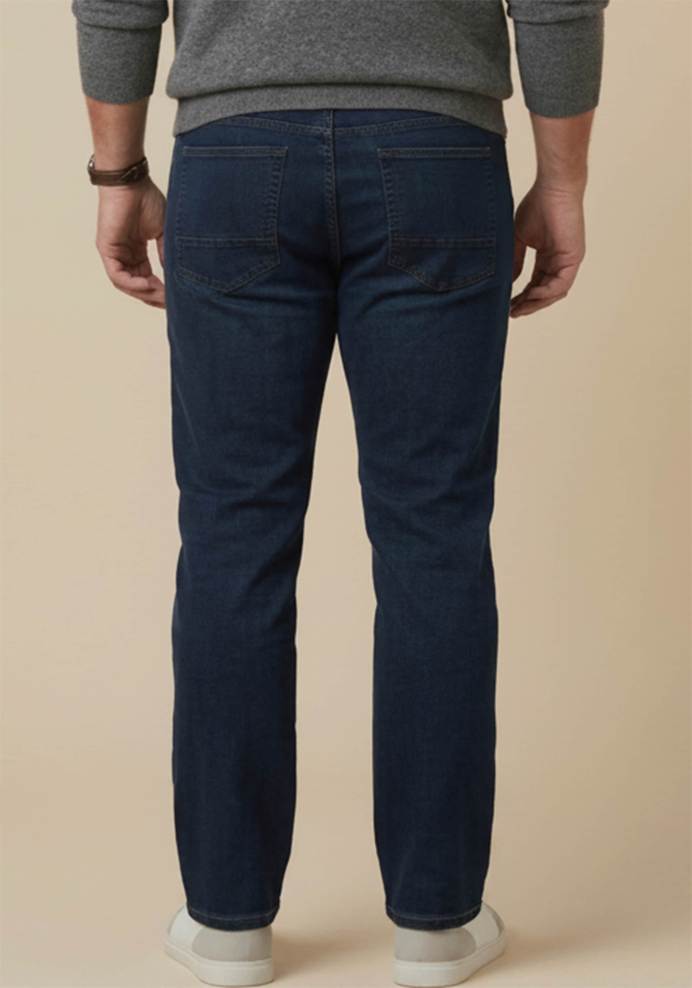 Man's World Plus Jeans droit »Grosse Grössen, straight fit« coupe droite, jambe droite, avec bouton et fermeture éclair