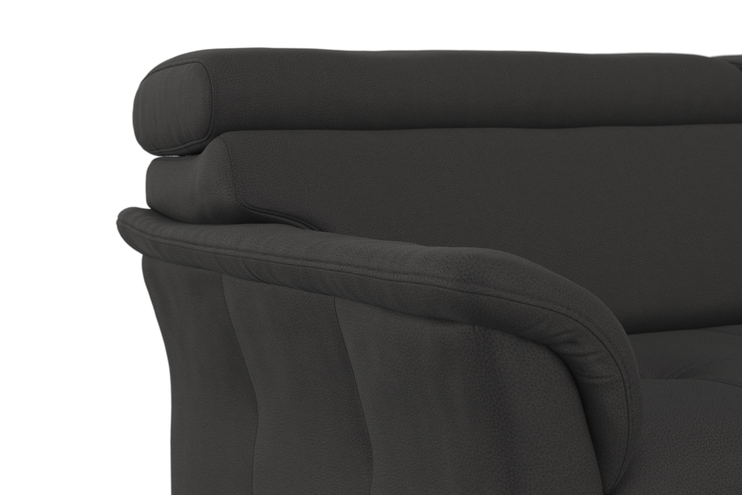 sit&more Ecksofa »Marano L-Form«, inklusive Kopfteilverstellung, wahlweise mit Bettfunktion, Bettkasten