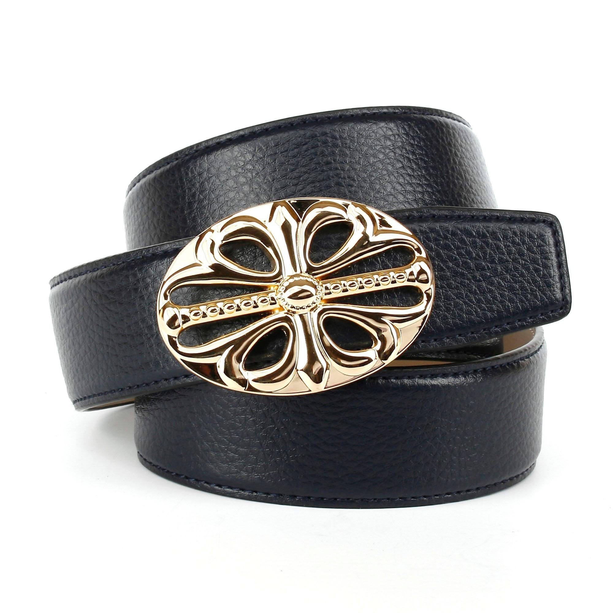 Image of Anthoni Crown Ledergürtel, in schwarz mit Unterführung, hochwertiges Rindsleder bei Ackermann Versand Schweiz