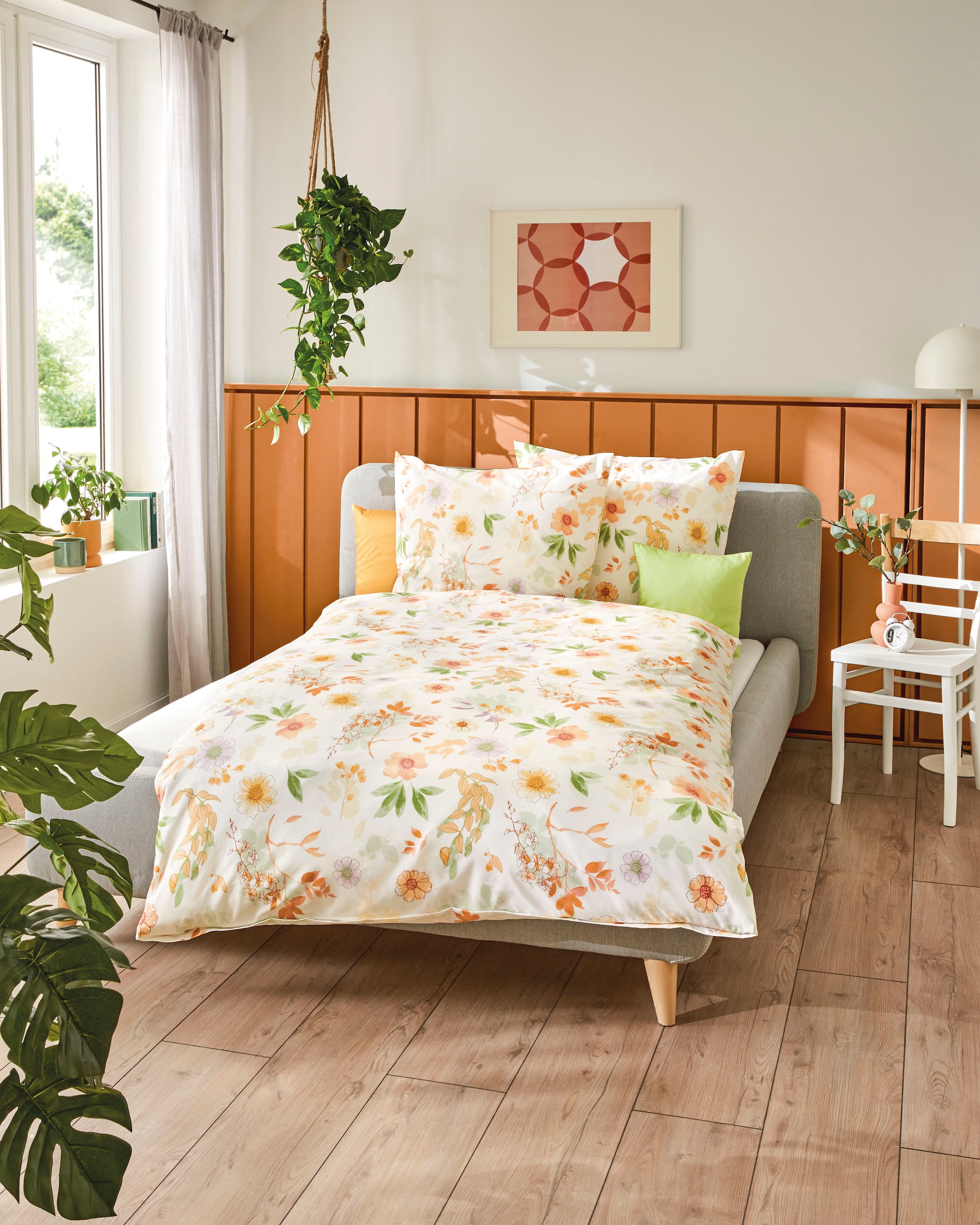 Image of Kaeppel Bettwäsche "Bianca" 2 Stk. Mit Blumenmuster