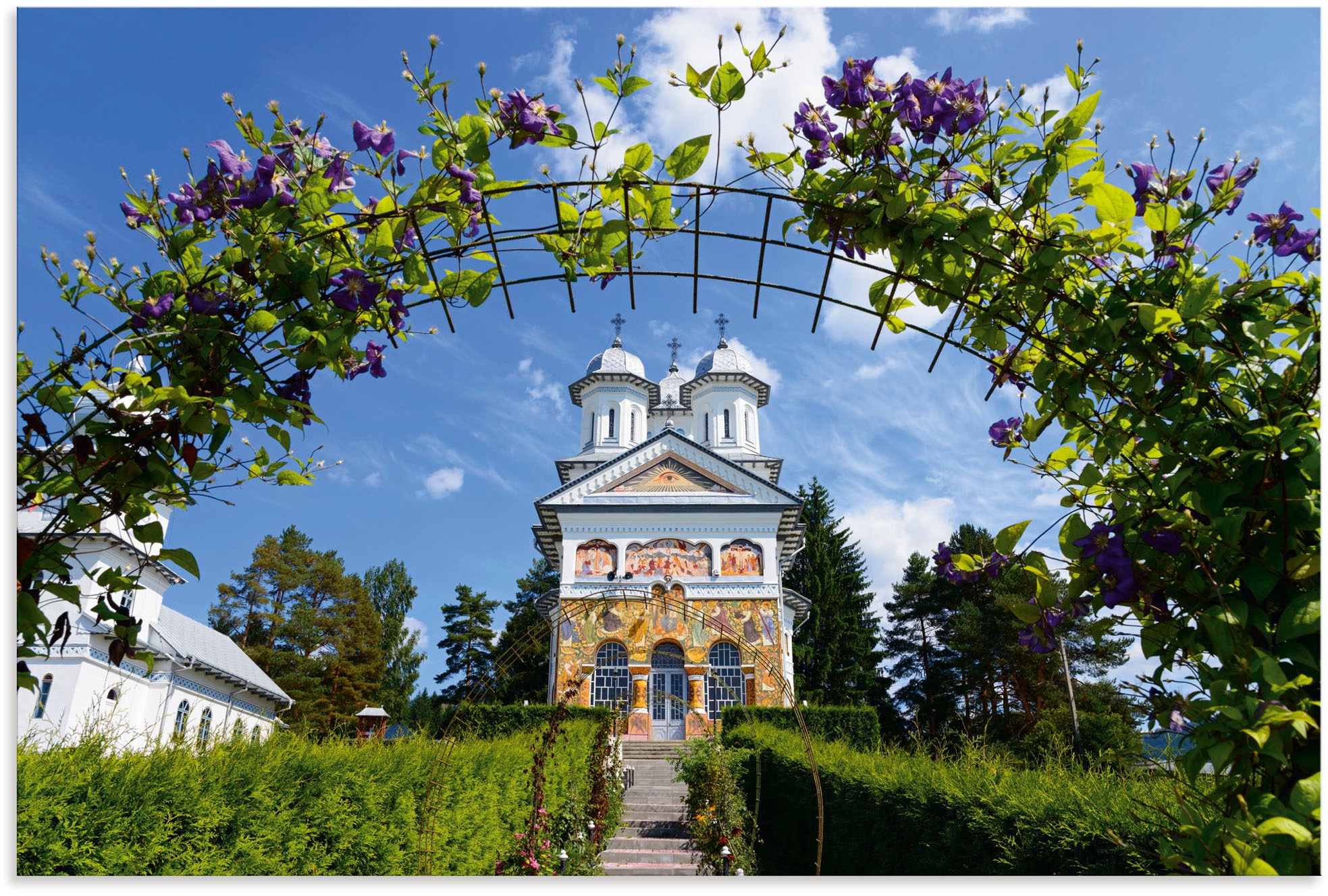 Image of Artland Wandbild »Orthodoxe Kirche der Heiligen Apostel«, Gebäude, (1 St.), in vielen Grössen & Produktarten - Alubild / Outdoorbild für den Aussenbereich, Leinwandbild, Poster, Wandaufkleber / Wandtattoo auch für Badezimmer geeignet bei Ackermann Versand