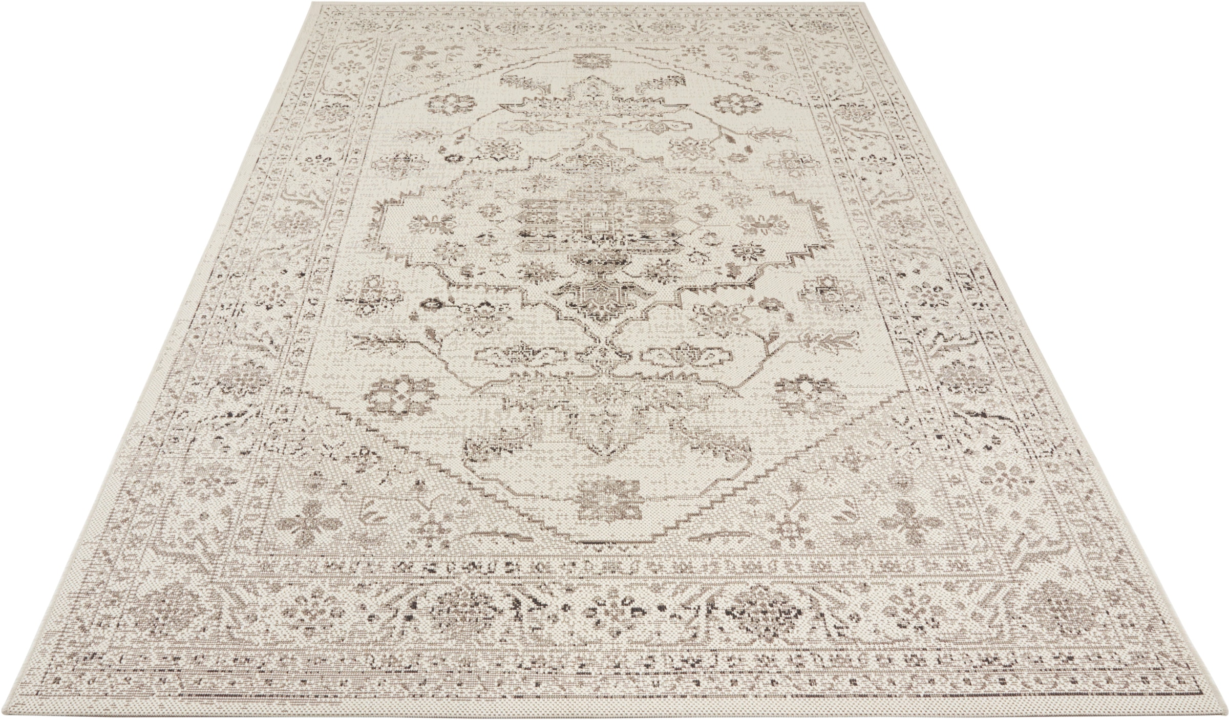 NORTHRUGS Teppich »Navarino«, rechteckig, 8 mm Höhe, In-& Outdoor, Teppich, Vintage, Orientalisch, Balkon, Wohnzimmer