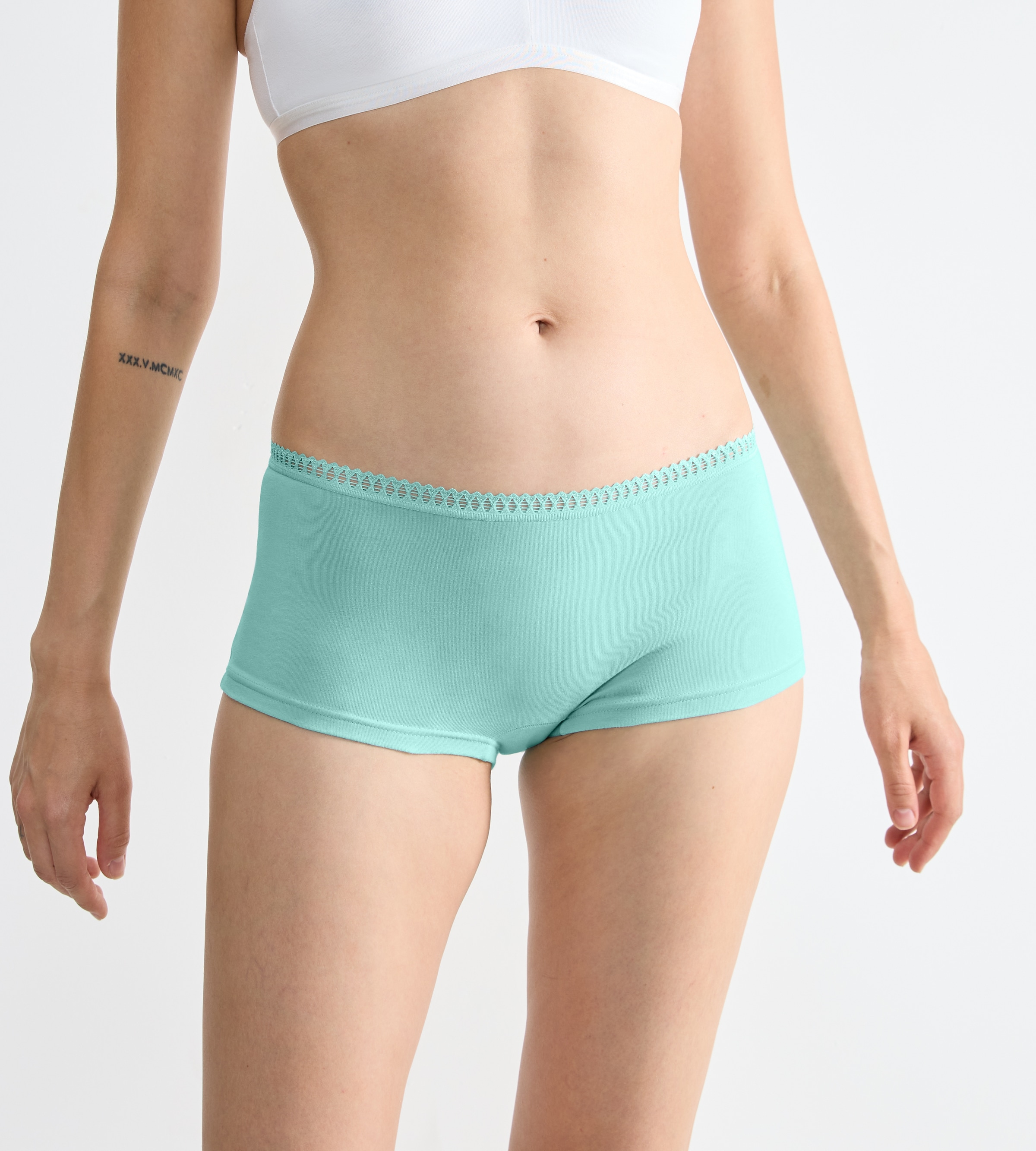 sloggi Panty »GO Crush Short C3P«, (3er Pack), mit Spitzendetails